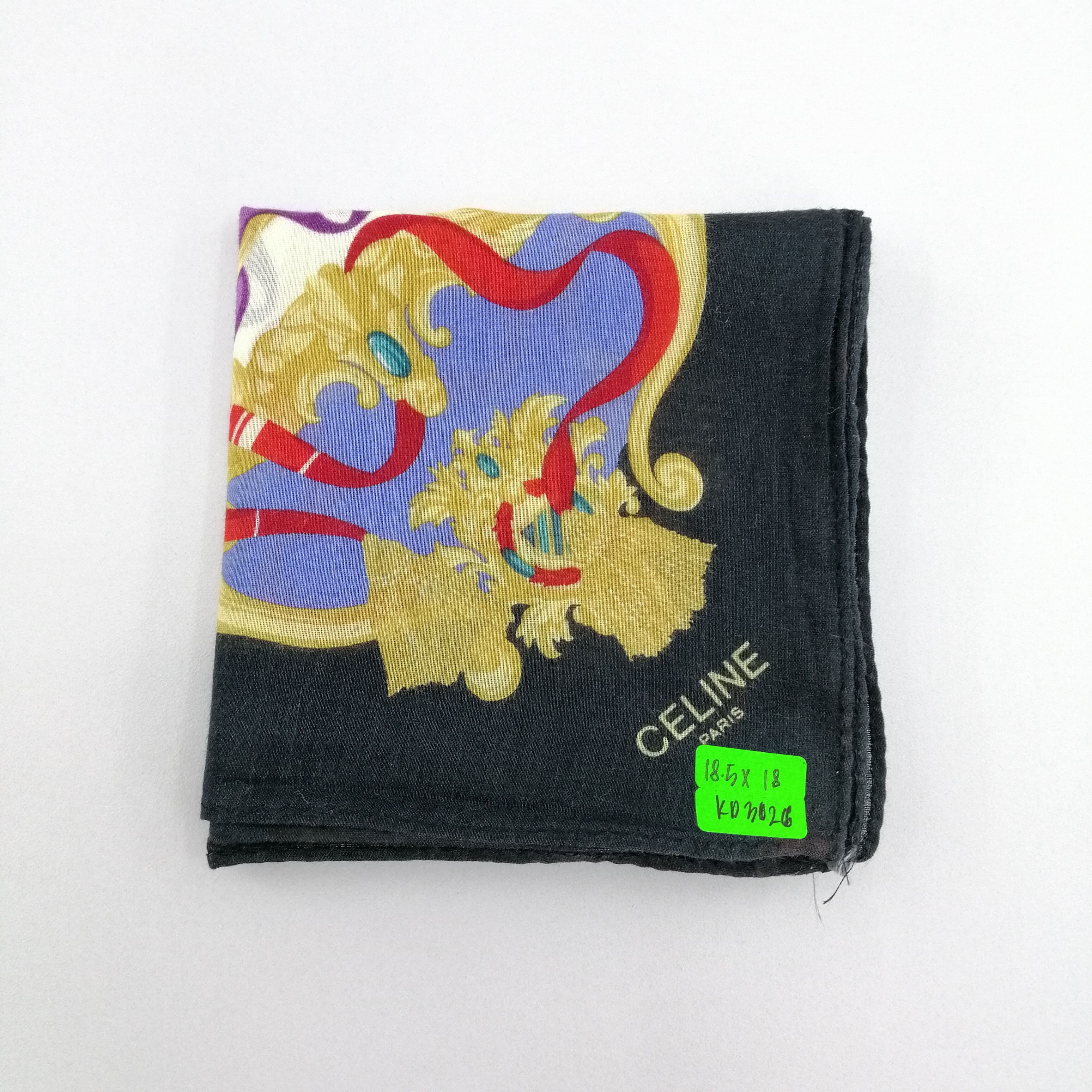 Celine Vintage Celine Handkerchief/Neckerchief/Bandana-KD3026 Size ONE SIZE - 6 Thumbnail