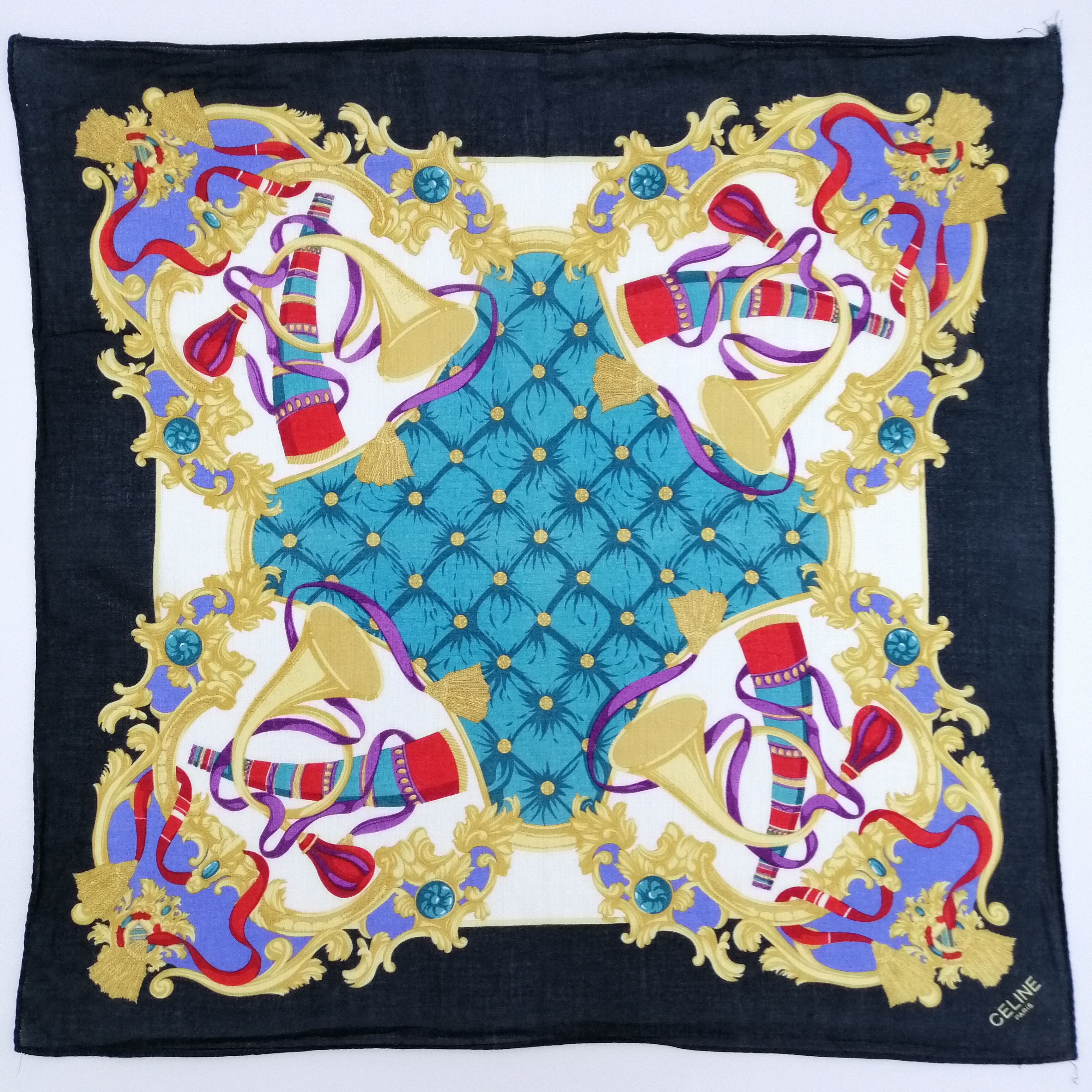 Celine Vintage Celine Handkerchief/Neckerchief/Bandana-KD3026 Size ONE SIZE - 2 Thumbnail