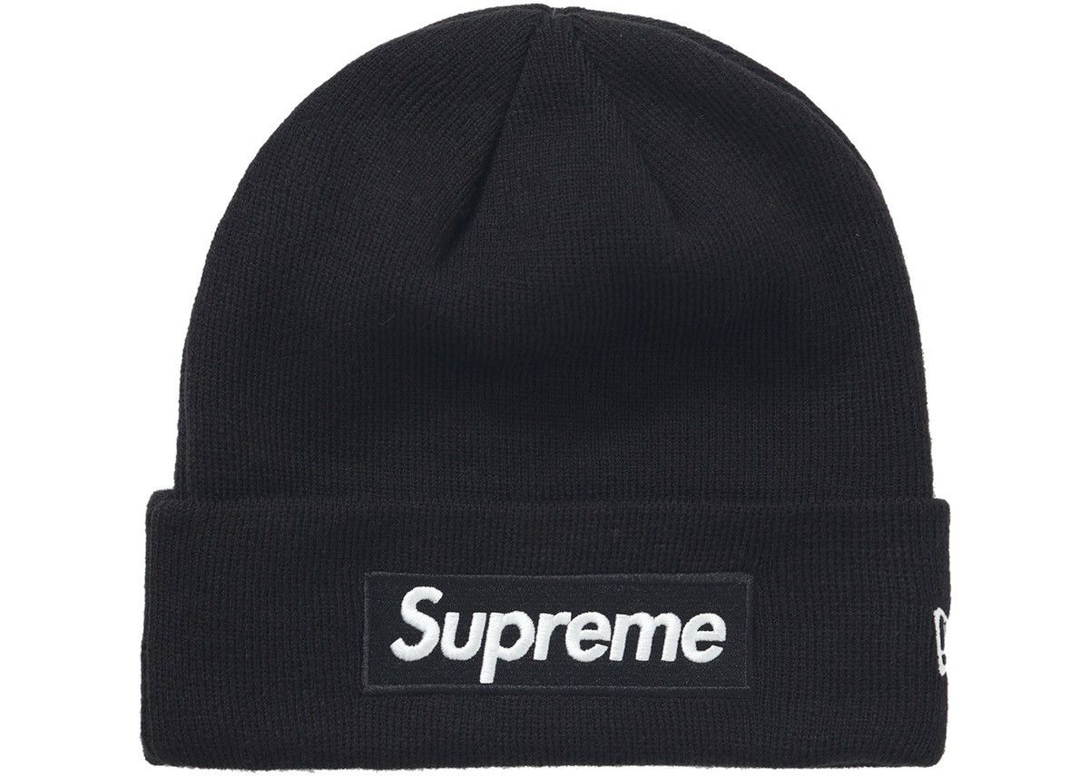 New Era × Supreme FW21 Supreme New Era Box Logo Beanie Black OS Size ONE SIZE - 9 Thumbnail