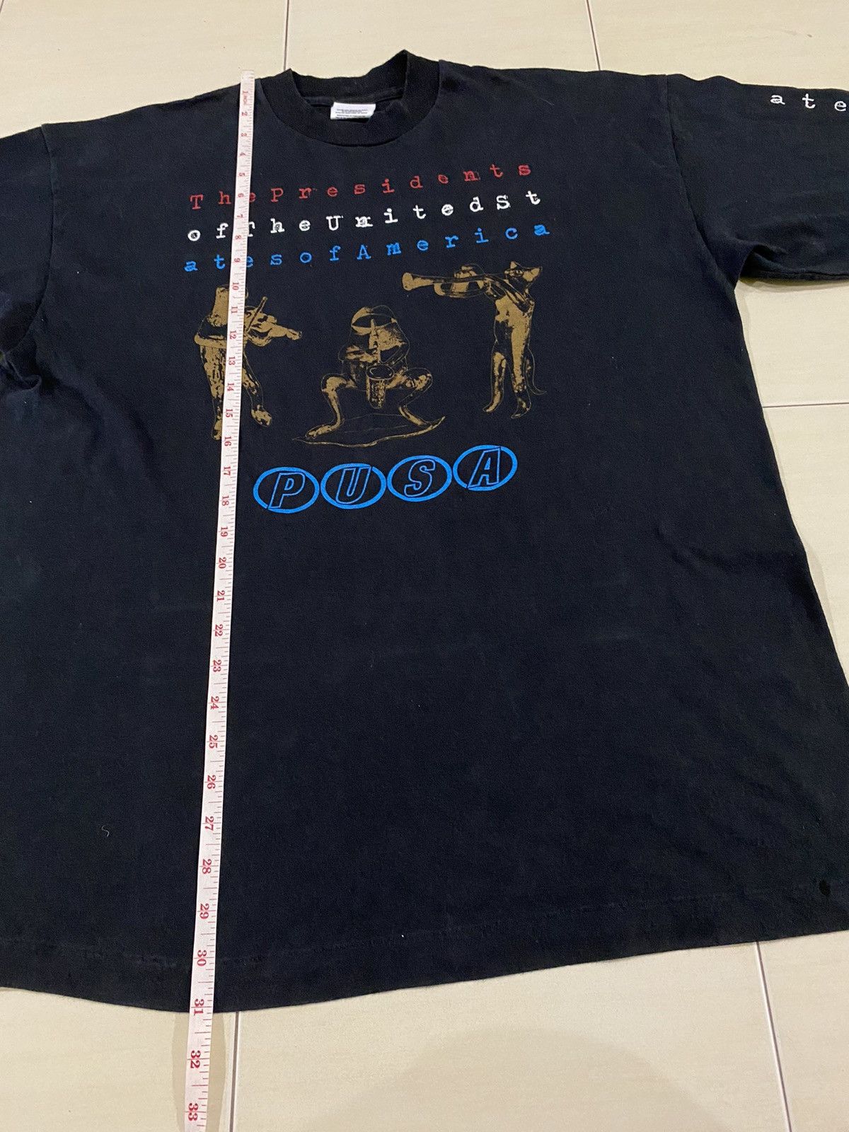 Band Tees Vintage Pusa The President Of United States Of America Shirt Size US XL / EU 56 / 4 - 8 Thumbnail