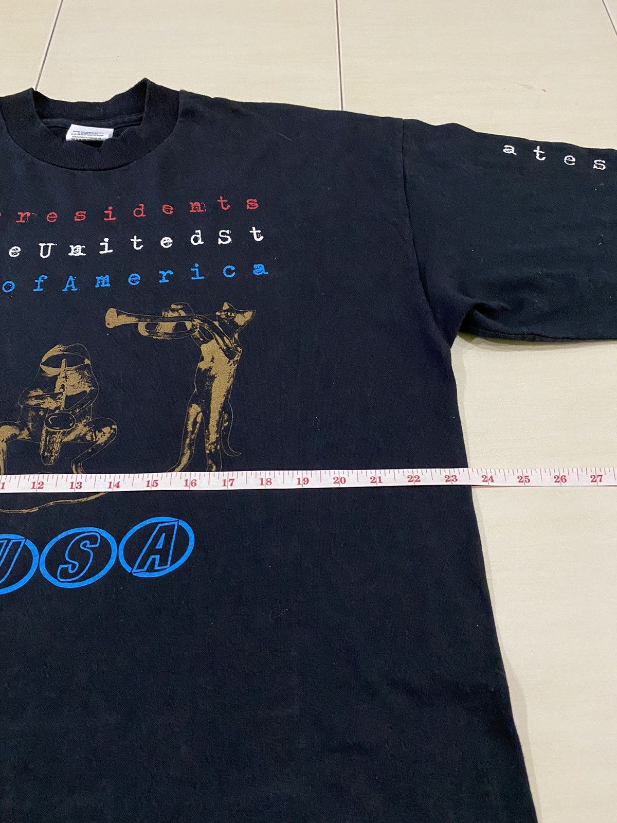Band Tees Vintage Pusa The President Of United States Of America Shirt Size US XL / EU 56 / 4 - 7 Thumbnail