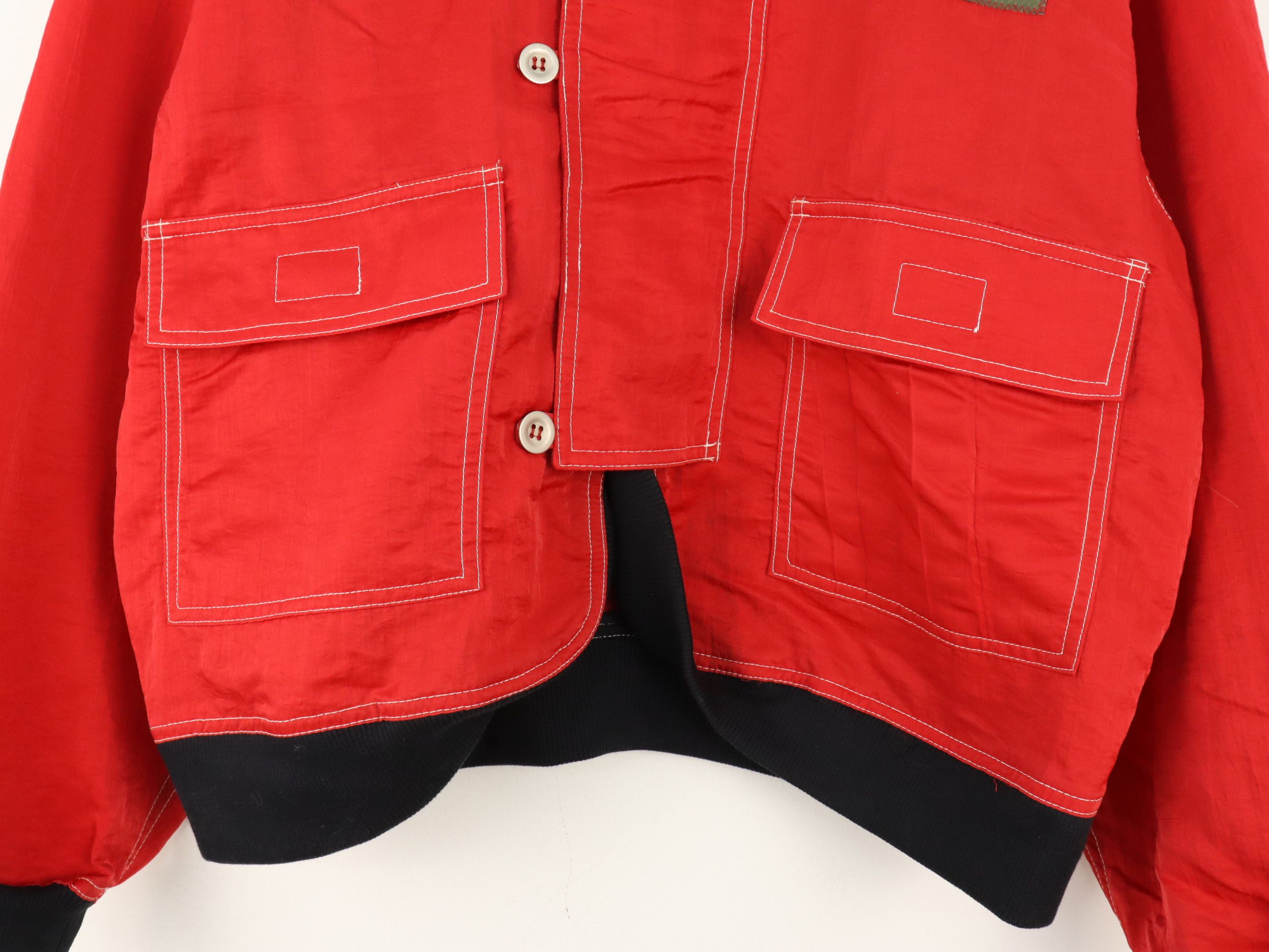 Michiko Koshino London Iconic 80's MK Piece Parachute Light Flight Hooded Jacket Size US M / EU 48-50 / 2 - 7 Thumbnail