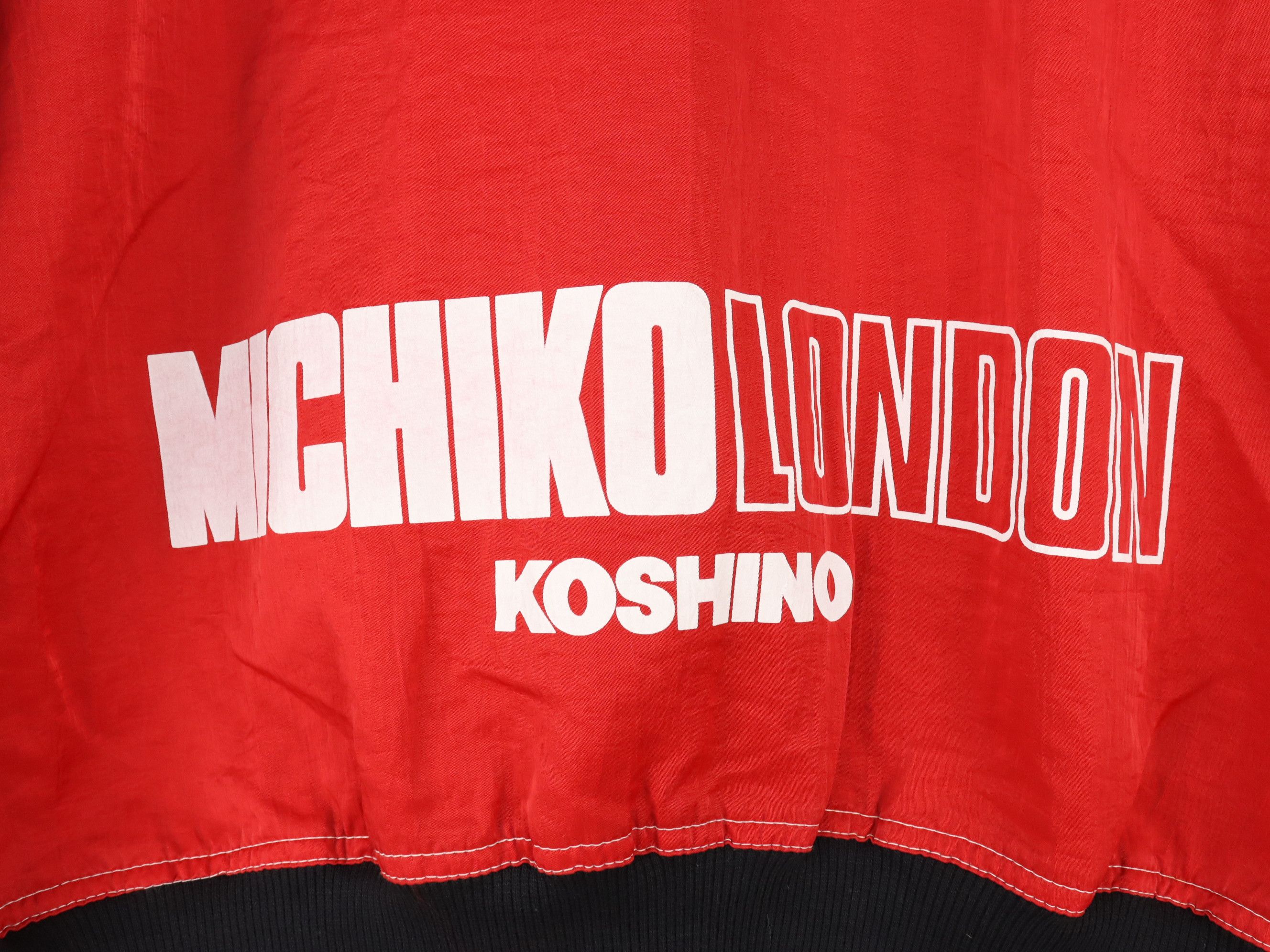 Michiko Koshino London Iconic 80's MK Piece Parachute Light Flight Hooded Jacket Size US M / EU 48-50 / 2 - 8 Thumbnail