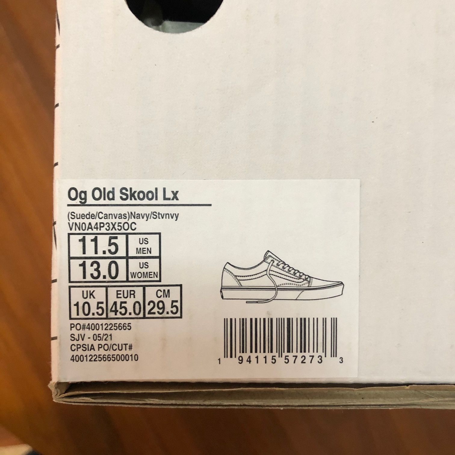 Vans VANS VAULT UA OG Old Skool LX Shoe Size US 11.5 / EU 44-45 - 3 Thumbnail