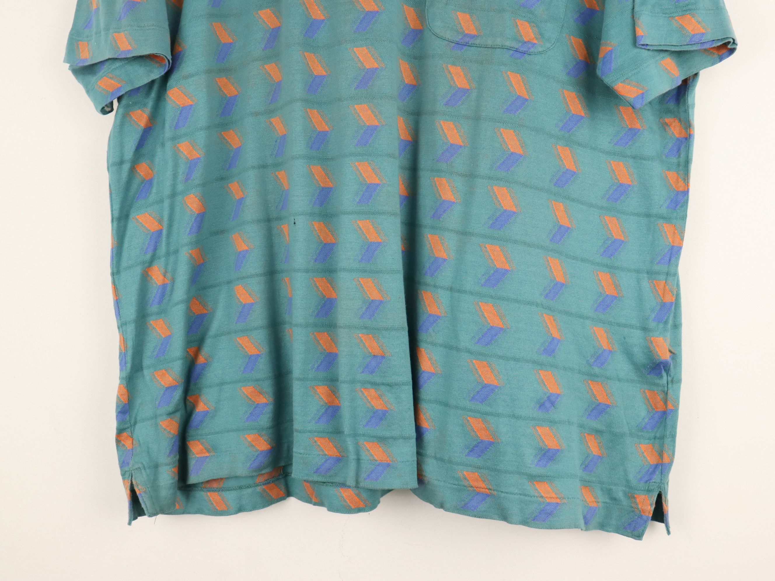 Yves Saint Laurent YSL Tricots Aqua Vintage Polo Shirt Size US M / EU 48-50 / 2 - 9 Thumbnail