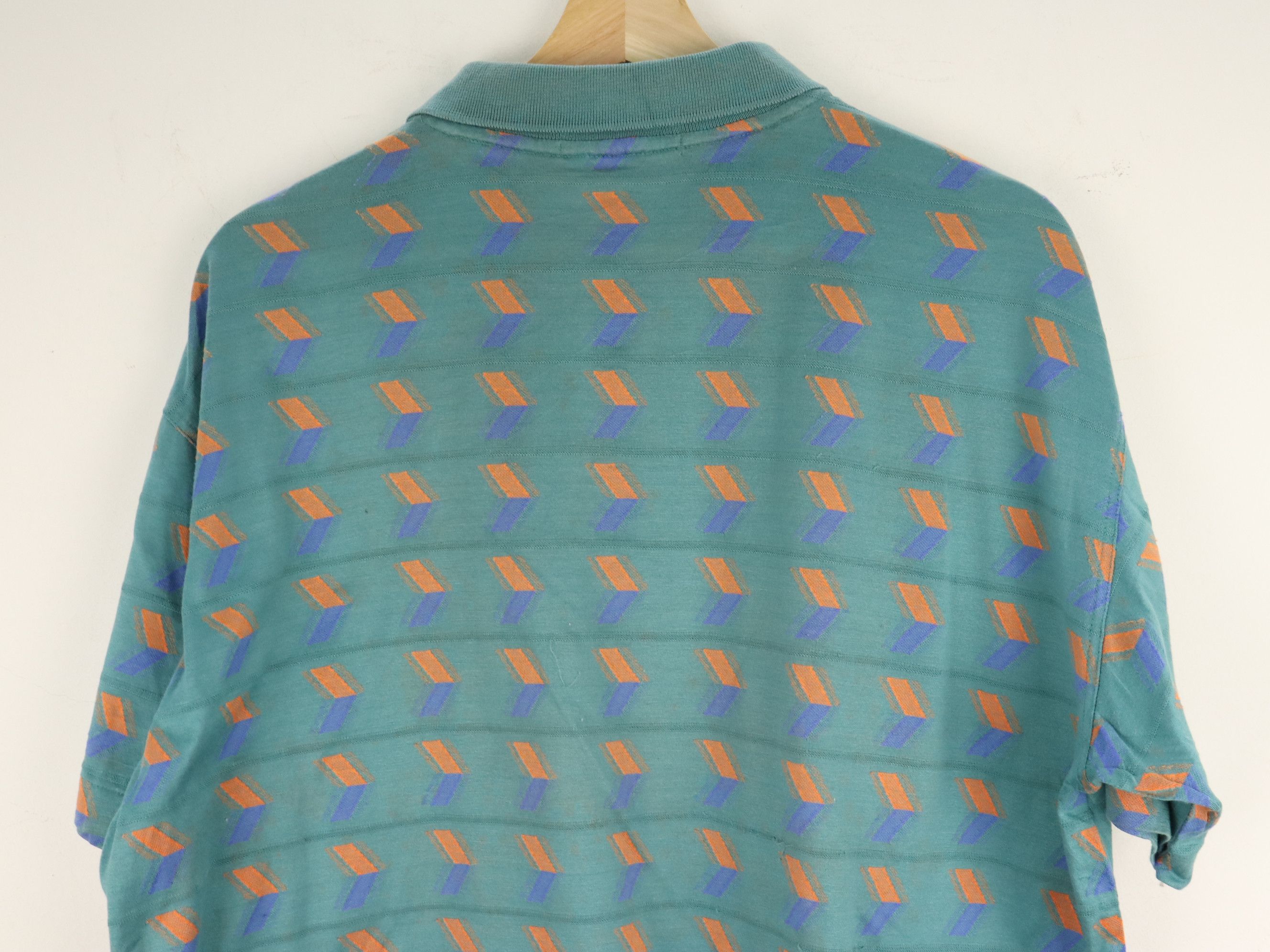 Yves Saint Laurent YSL Tricots Aqua Vintage Polo Shirt Size US M / EU 48-50 / 2 - 7 Thumbnail