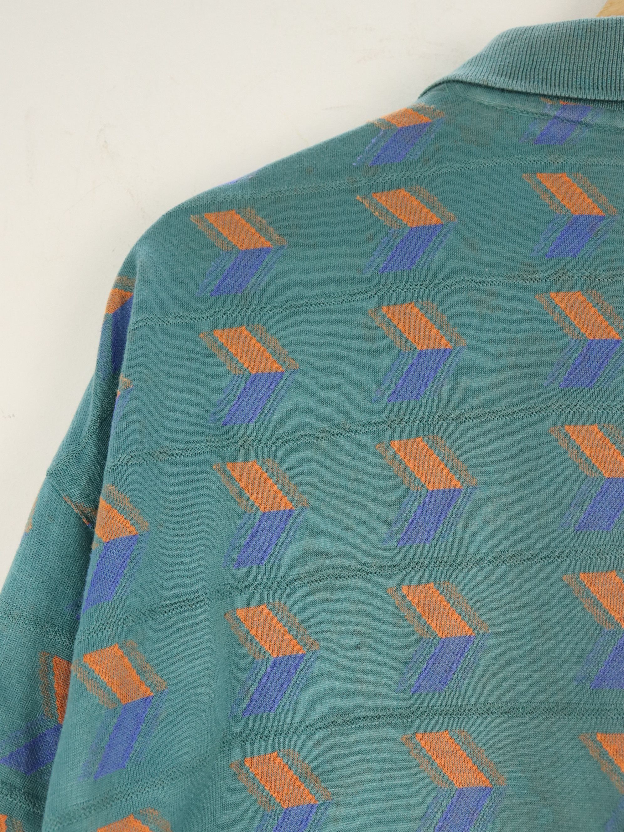 Yves Saint Laurent YSL Tricots Aqua Vintage Polo Shirt Size US M / EU 48-50 / 2 - 8 Thumbnail