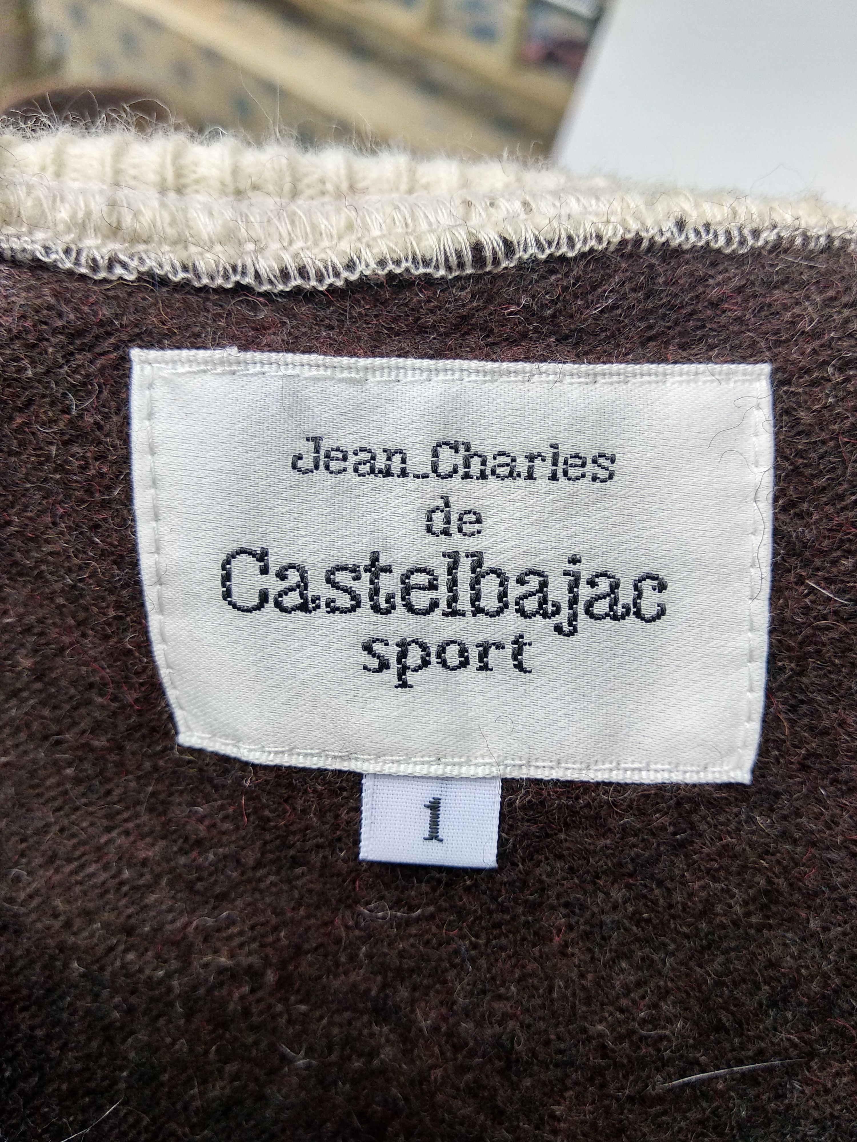 Designer × Jean Charles De Castelbajac × Vintage Vintage Castelbajac Wool Sweatshirt/Embroidered Logo Size US S / EU 44-46 / 1 - 5 Thumbnail