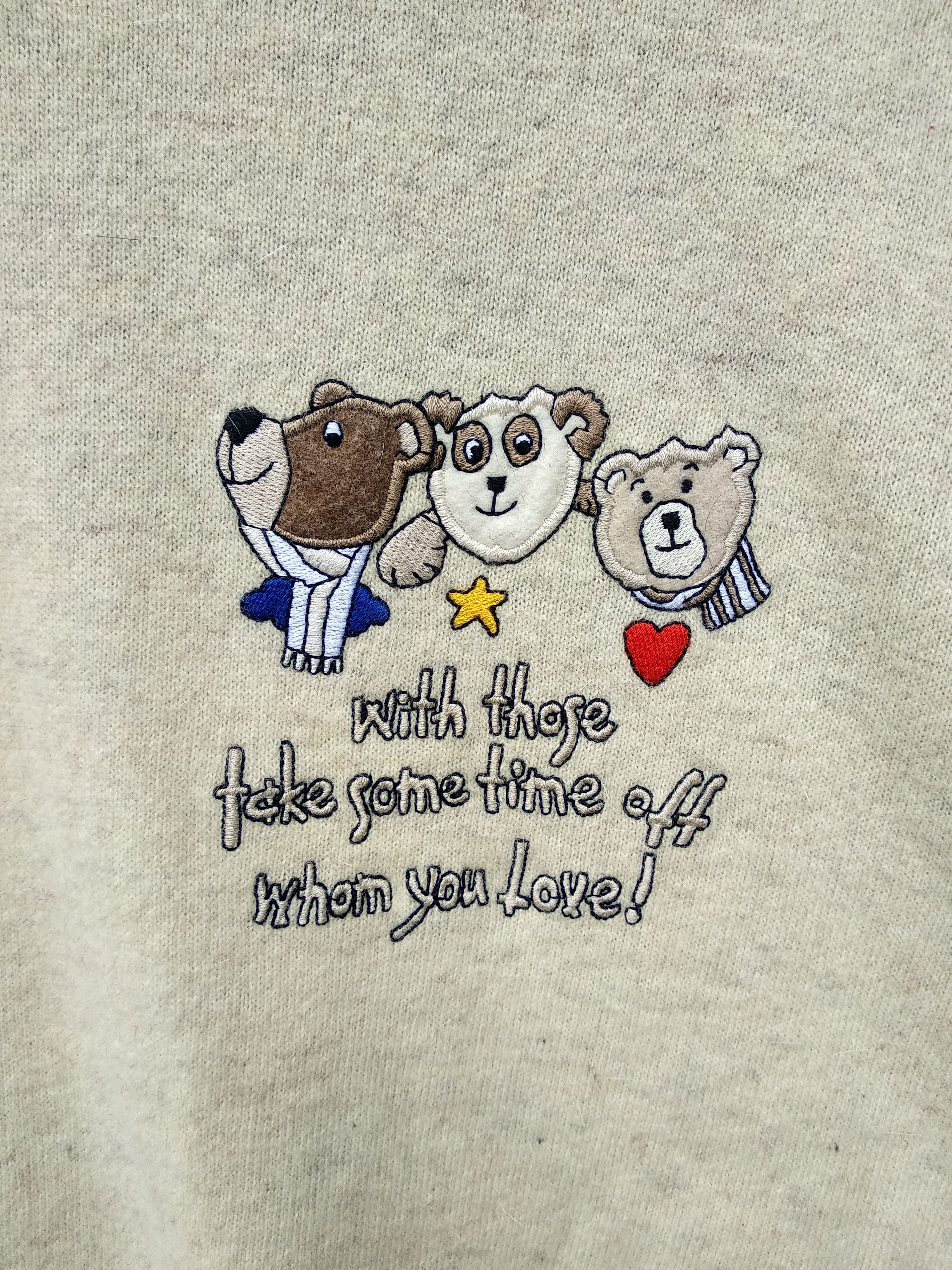 Designer × Jean Charles De Castelbajac × Vintage Vintage Castelbajac Wool Sweatshirt/Embroidered Logo Size US S / EU 44-46 / 1 - 3 Thumbnail