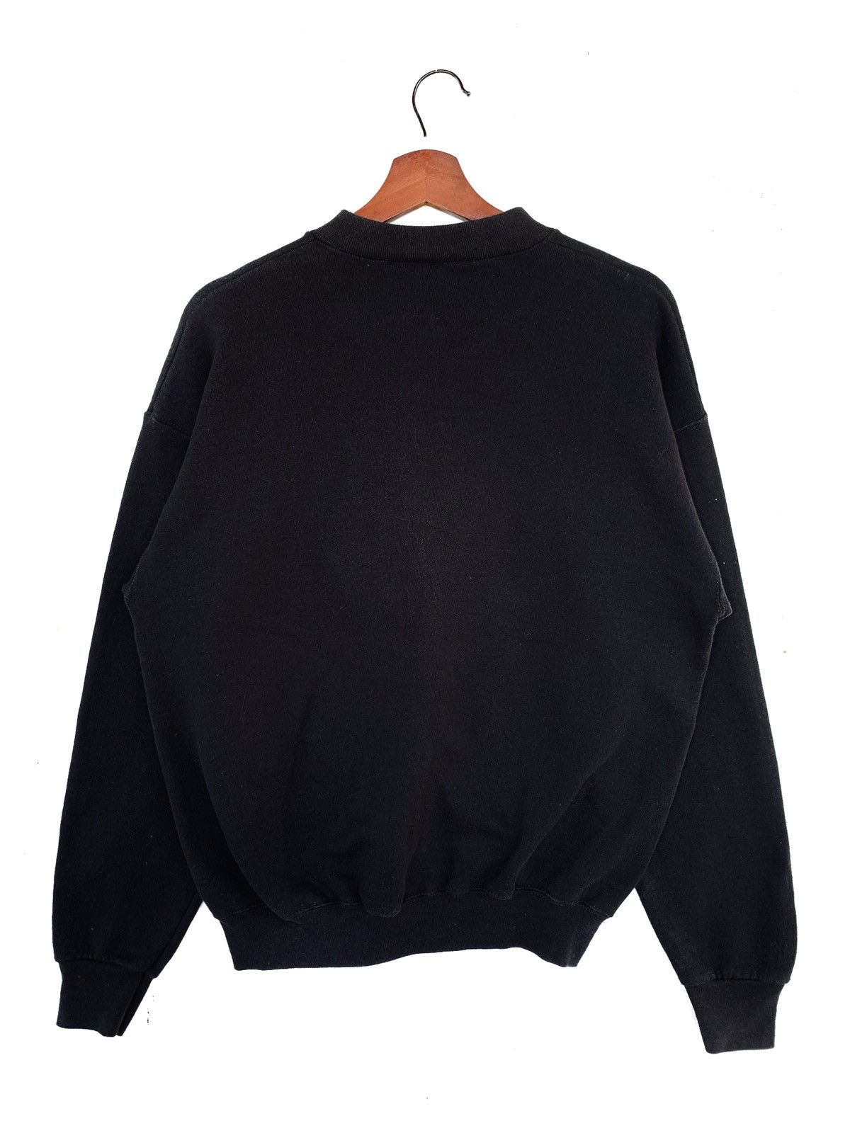 Fruit Of The Loom × Vintage Vintage 80s Embroidery Stressed Head Sweatshirt/Size L Size US L / EU 52-54 / 3 - 2 Thumbnail
