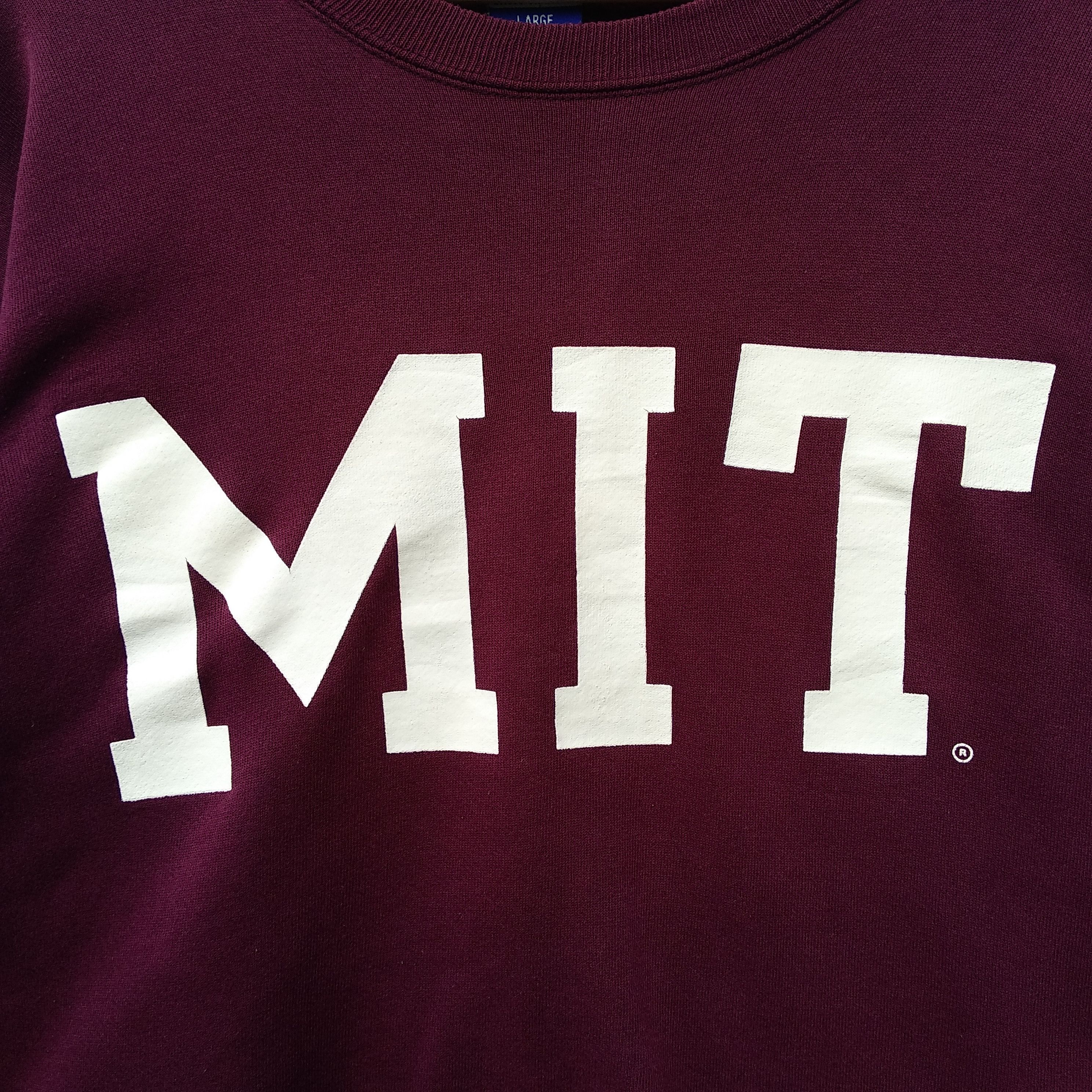 Champion × Vintage Vintage Champion MIT Sweatshirt/size L/Maroon Colour Size US L / EU 52-54 / 3 - 3 Thumbnail