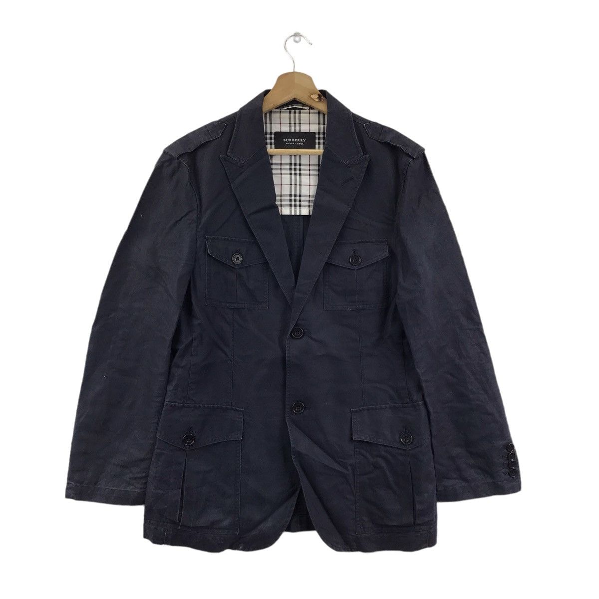 Burberry BURBERRY Black Label Nova Check Multi Pocket Coat Jacket Size M / US 6-8 / IT 42-44 - 1 Thumbnail