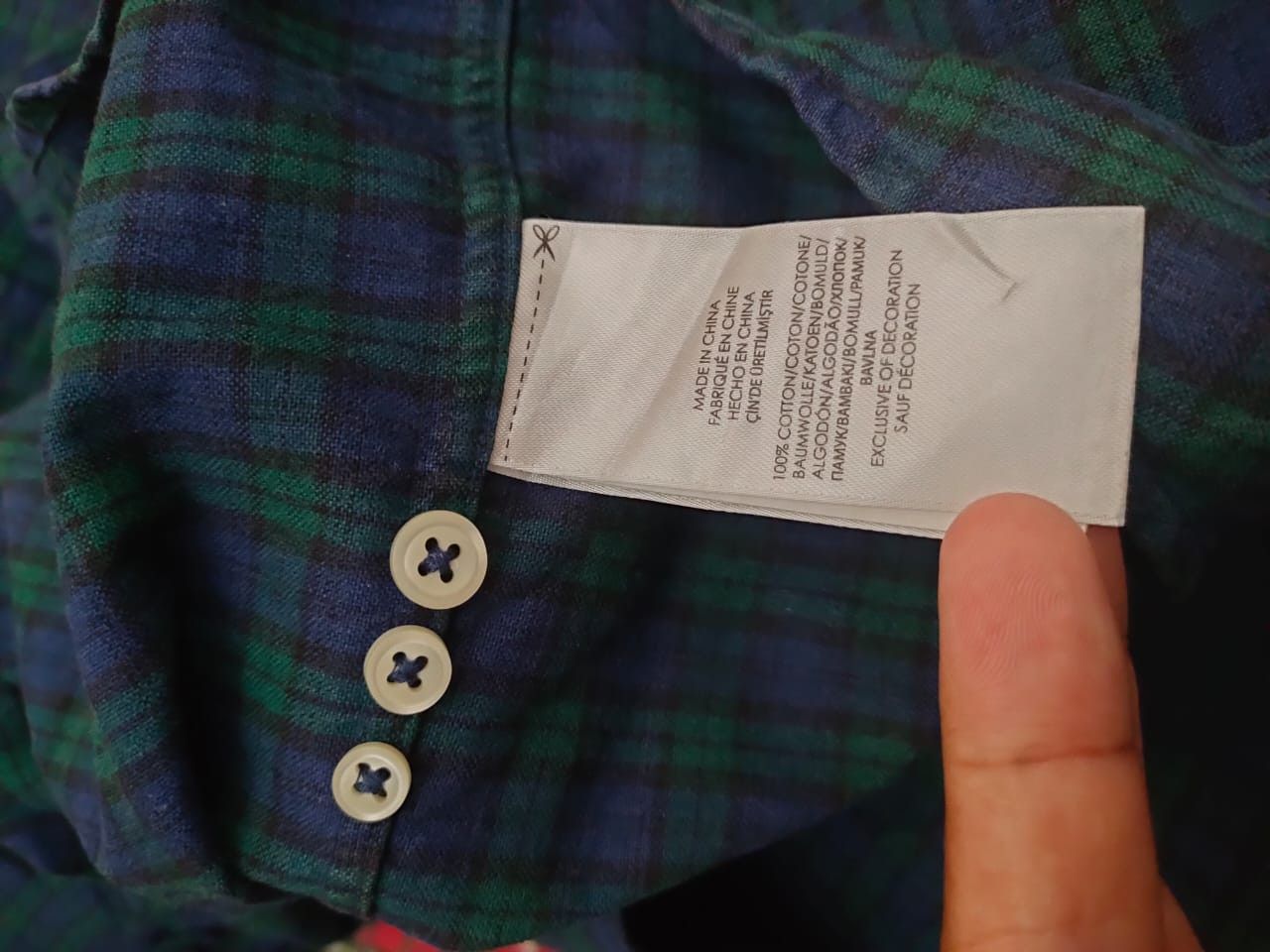 Flannel Polo Ralph Lauren Flannel Size US L / EU 52-54 / 3 - 5 Thumbnail