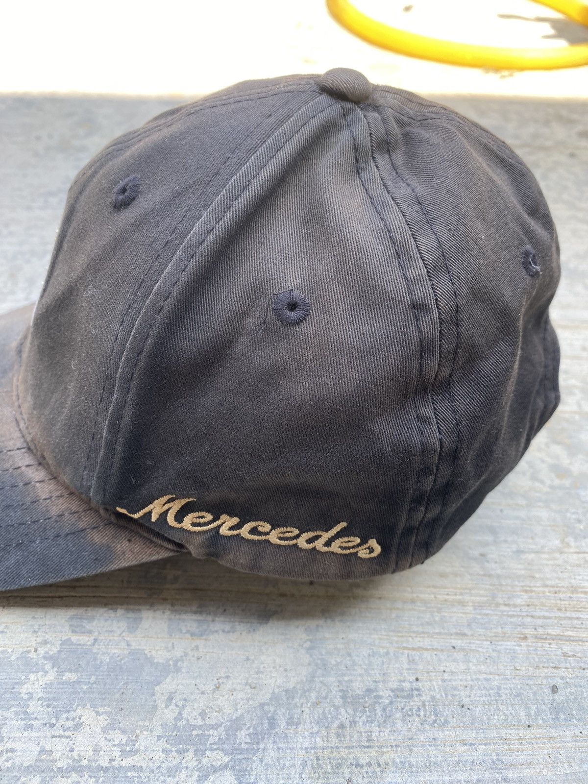 Mercedes-Benz Vintage Mercedes Benz Sun Faded Cap Size ONE SIZE - 4 Thumbnail