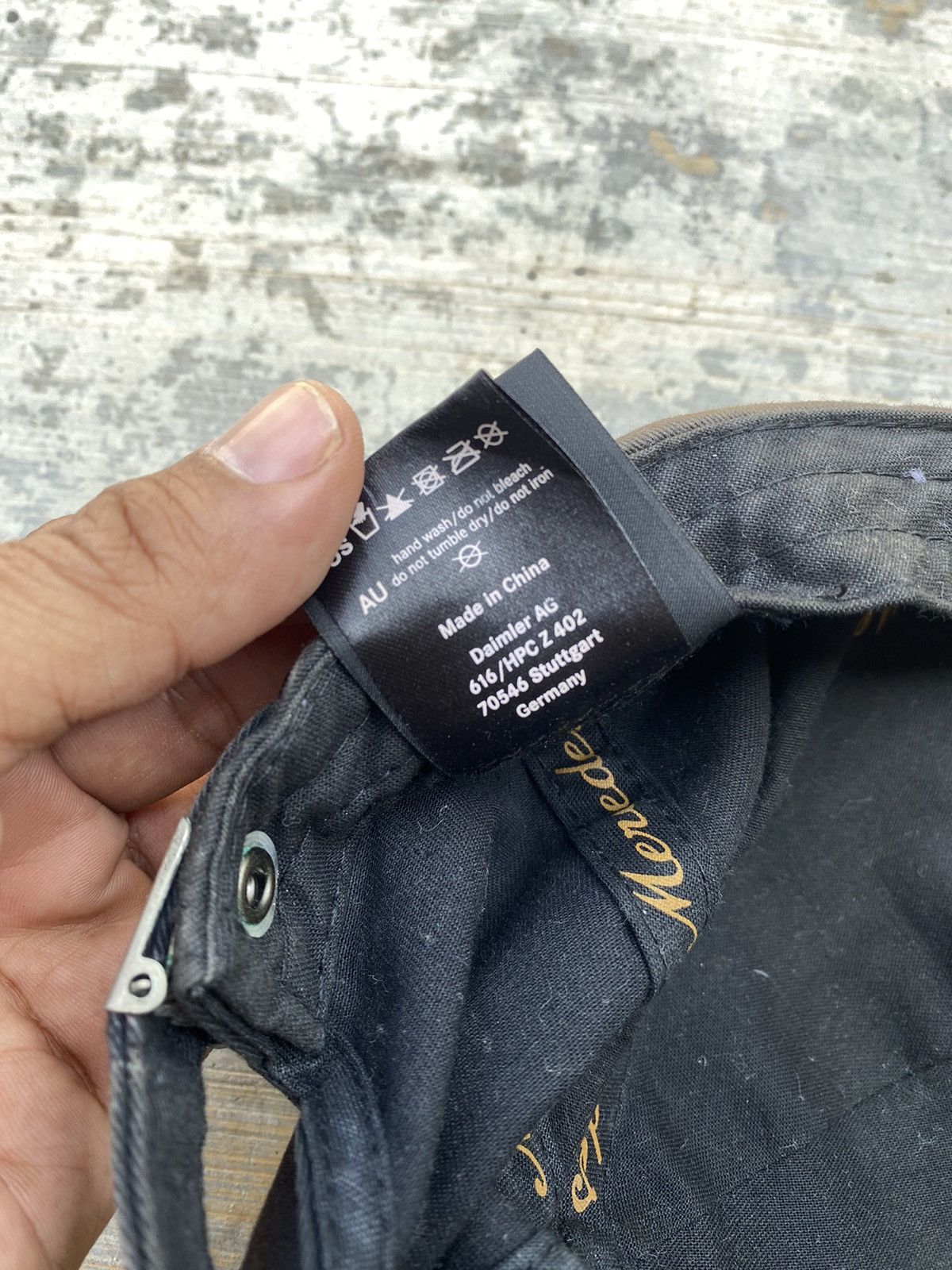 Mercedes-Benz Vintage Mercedes Benz Sun Faded Cap Size ONE SIZE - 7 Thumbnail