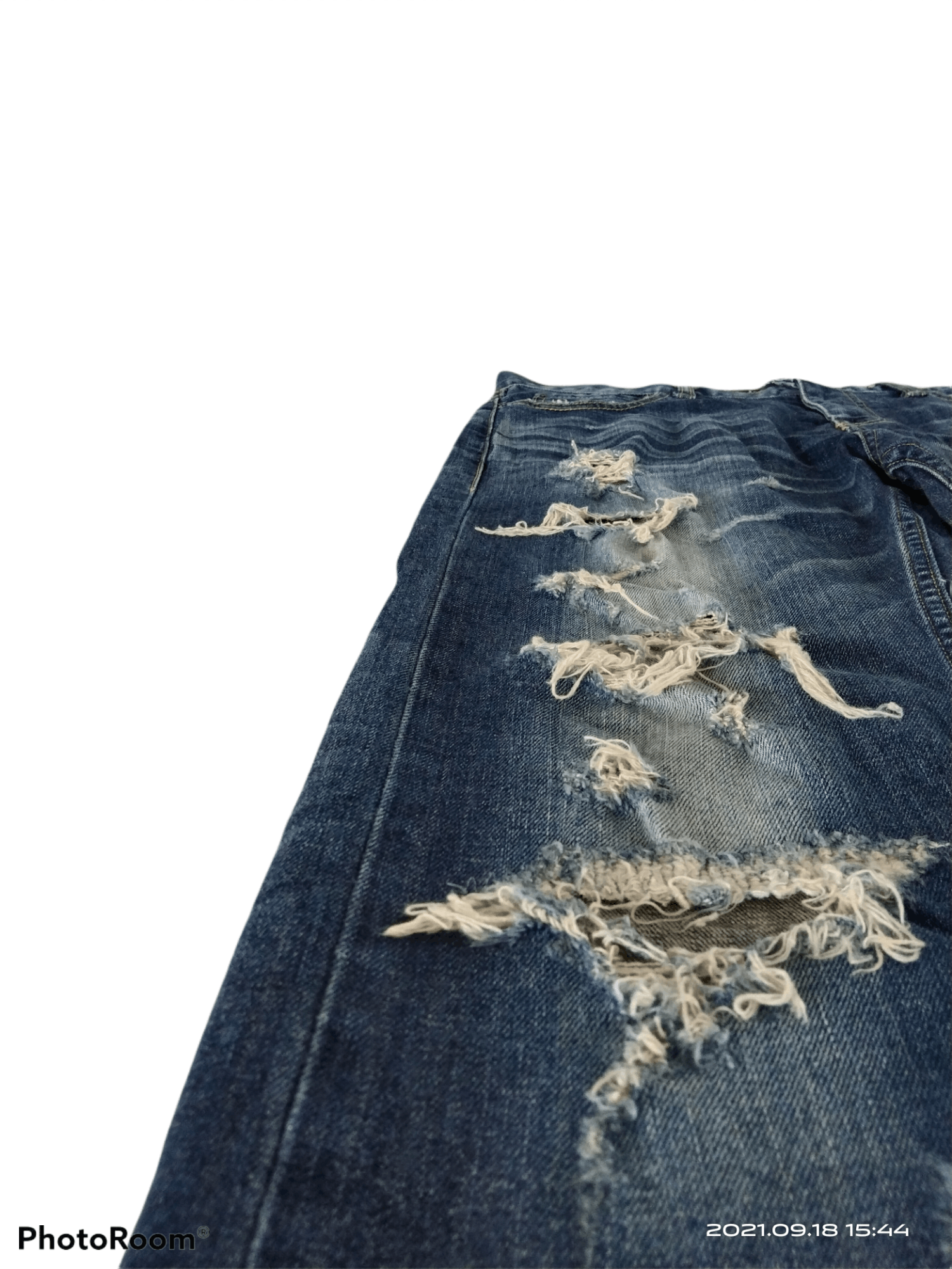 JACKROSE × Japanese Brand MADE IN JAPAN DiSTRESSED RIPED JACK ROSE DENIM PANTS Size US 32 / EU 48 - 7 Thumbnail