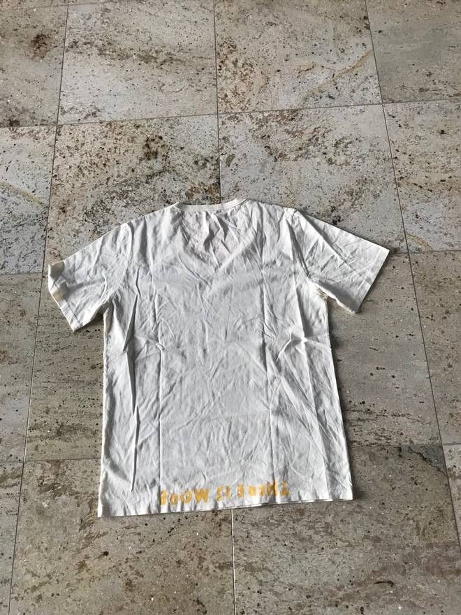 Maison Margiela AIDS XS-S Awareness Tee In Light Yellow With Yellow Print Size US S / EU 44-46 / 1 - 5 Thumbnail