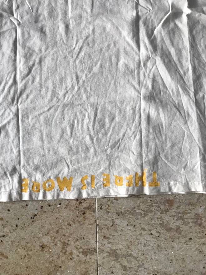 Maison Margiela AIDS XS-S Awareness Tee In Light Yellow With Yellow Print Size US S / EU 44-46 / 1 - 4 Thumbnail