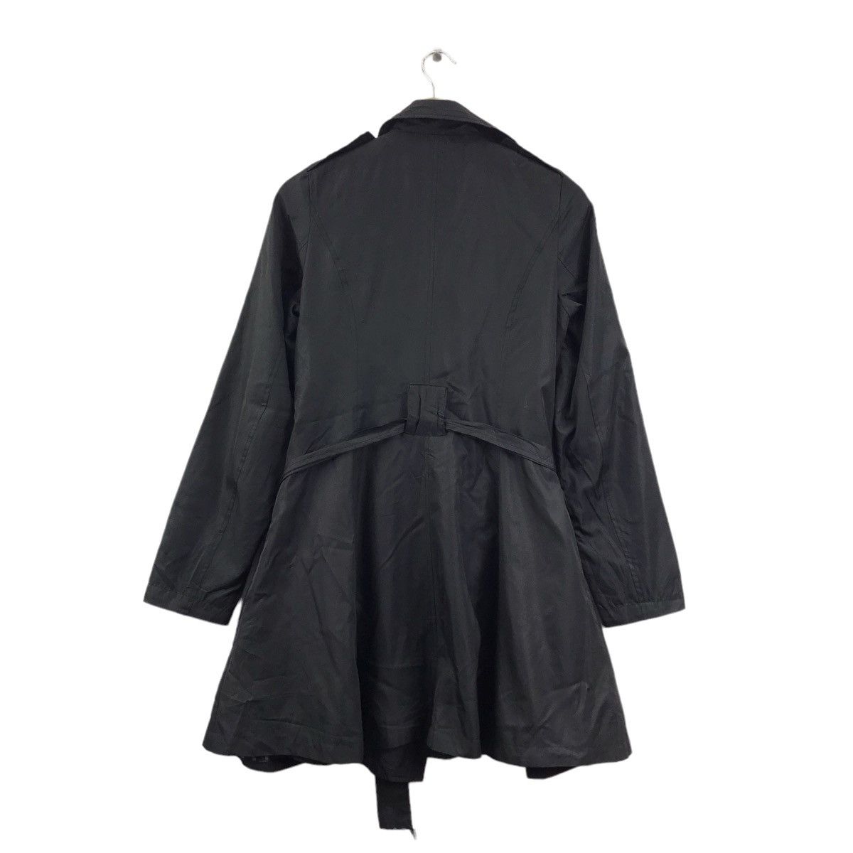 Vintage NUMPH Black Long Coat Overcoat Trench Jacket Size S / US 4 / IT 40 - 7 Thumbnail
