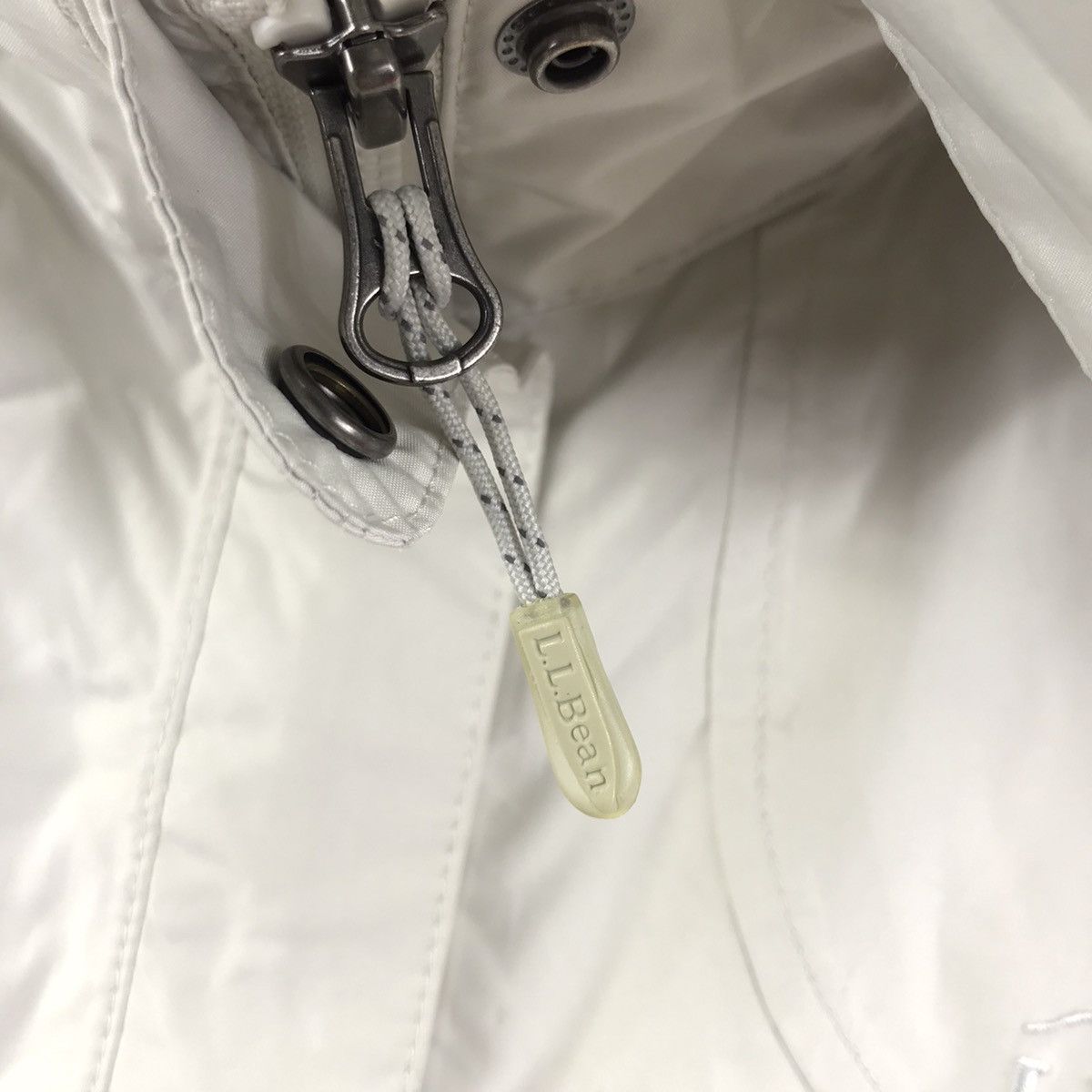 L.L. Bean Vintage LL BEAN USA White Long Coat Overcoat Trench Jacket Size S / US 4 / IT 40 - 4 Thumbnail