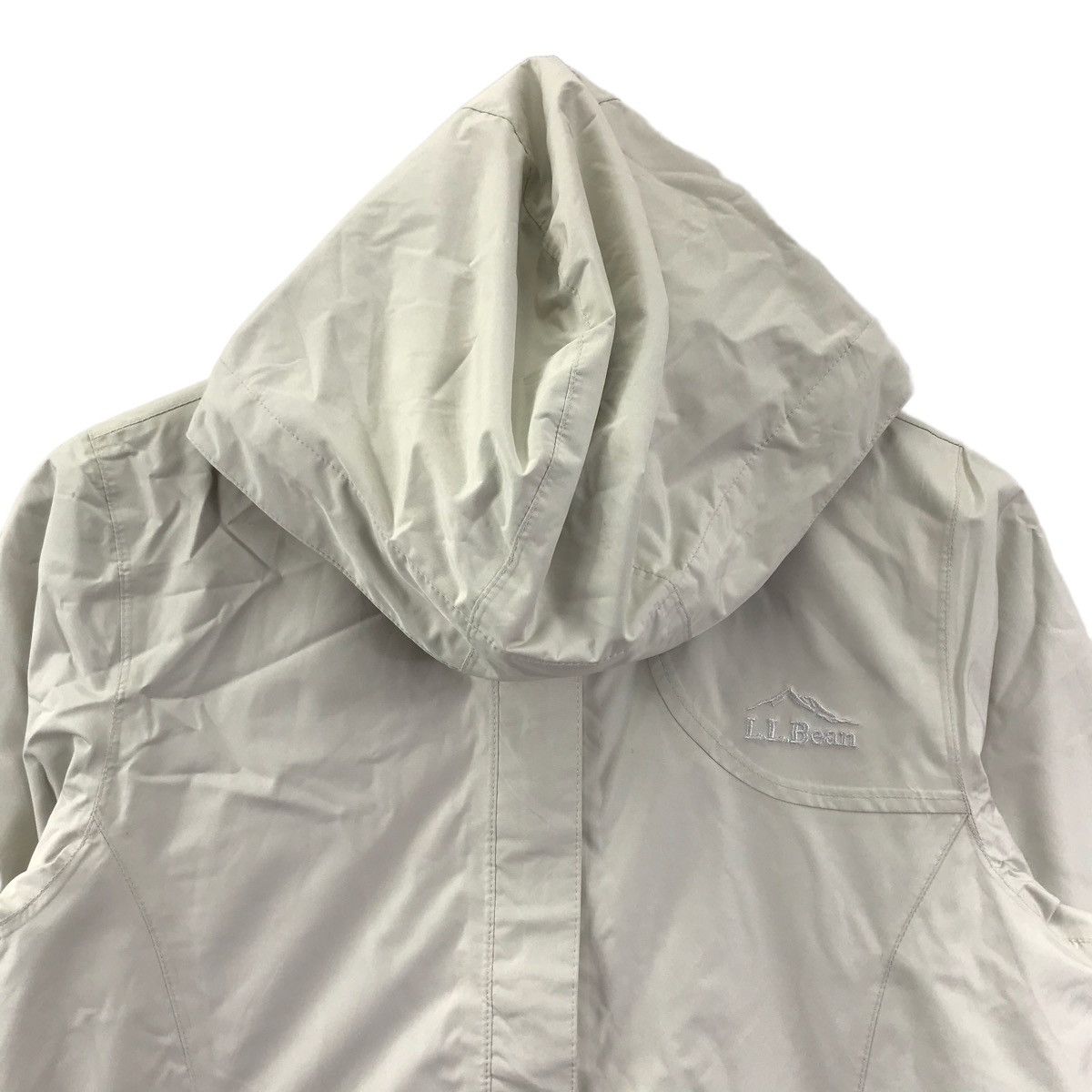 L.L. Bean Vintage LL BEAN USA White Long Coat Overcoat Trench Jacket Size S / US 4 / IT 40 - 2 Thumbnail