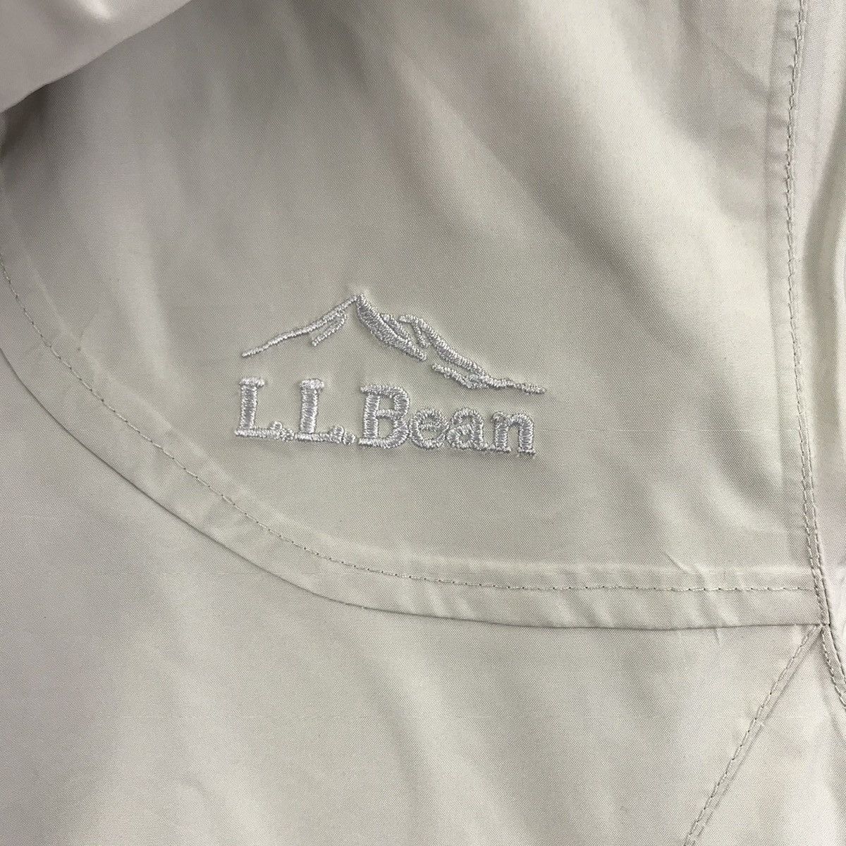 L.L. Bean Vintage LL BEAN USA White Long Coat Overcoat Trench Jacket Size S / US 4 / IT 40 - 3 Thumbnail