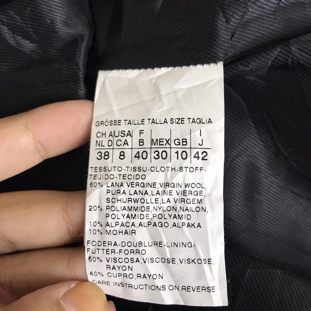 Max Mara MAX MARA Italy Designer Check Blazer Coat Jacket Size S / US 4 / IT 40 - 5 Thumbnail