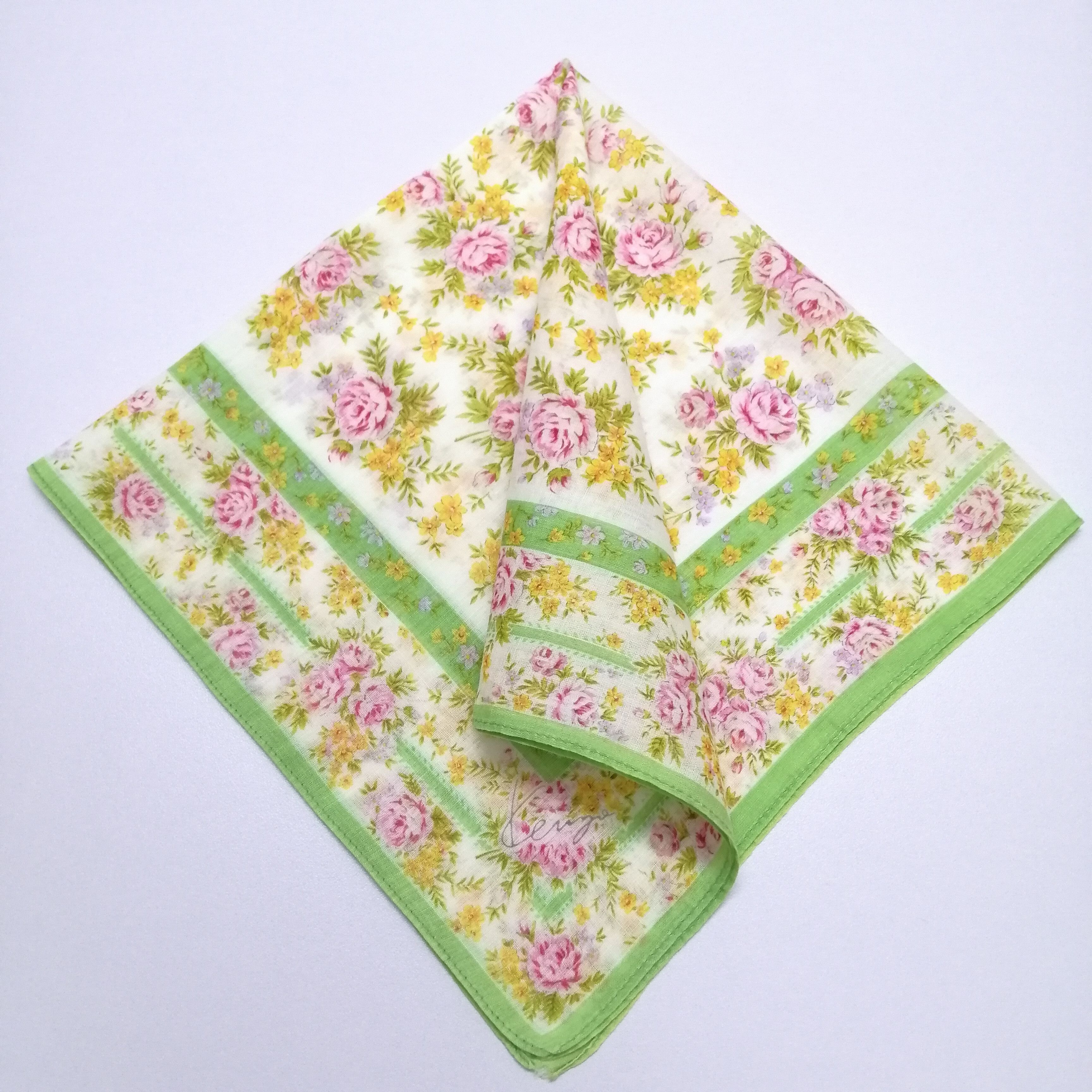 Kenzo × Vintage Kenzo Handkerchief/Neckerchief/Bandana-KD2086 Size ONE SIZE - 1 Thumbnail
