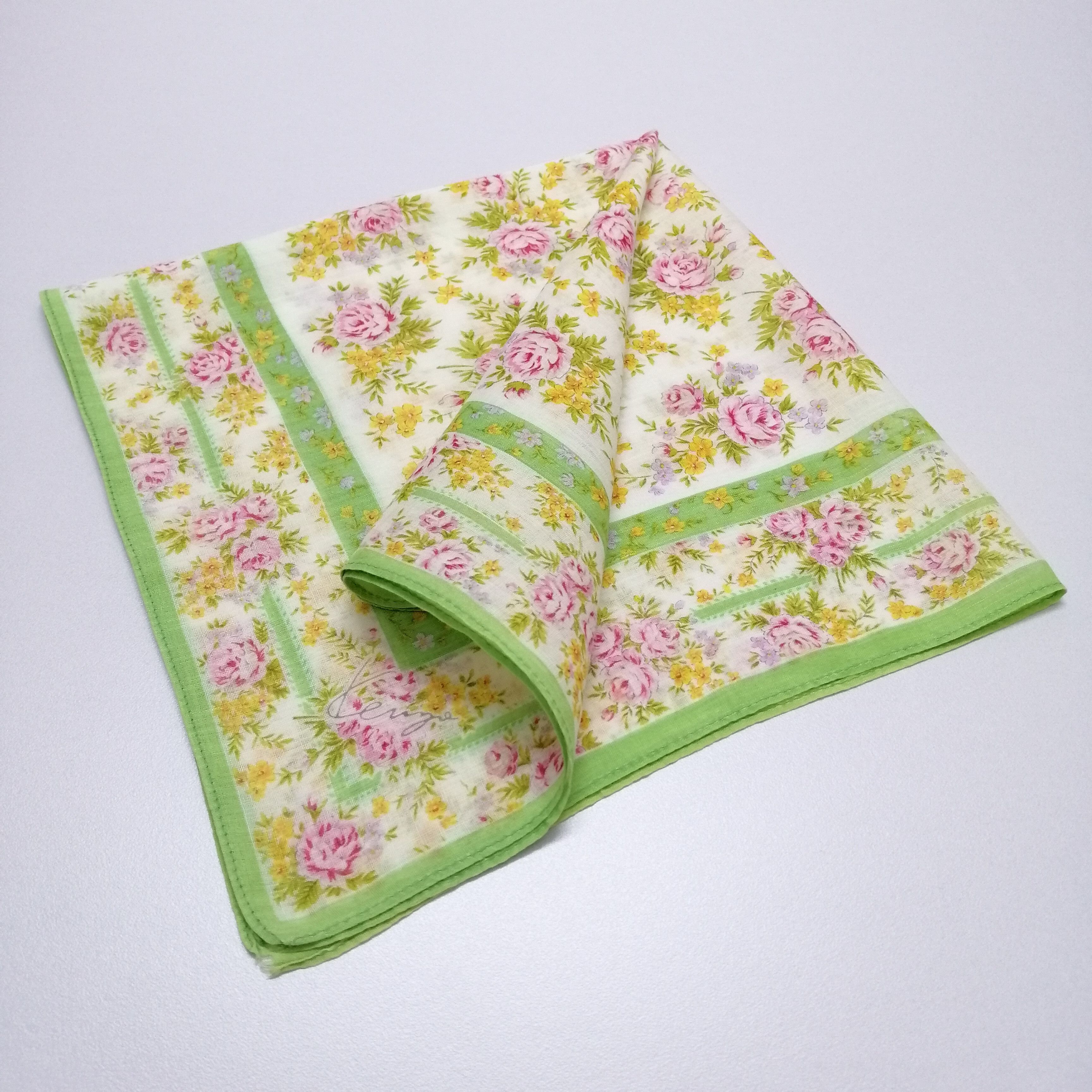 Kenzo × Vintage Kenzo Handkerchief/Neckerchief/Bandana-KD2086 Size ONE SIZE - 4 Thumbnail