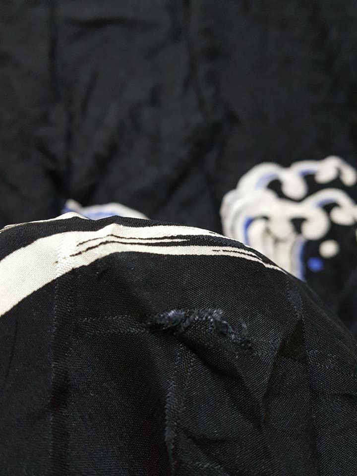 Japanese Brand Awase Tomesode Long Lined Kimono Nami Wave Surf Size US M / EU 48-50 / 2 - 17 Thumbnail
