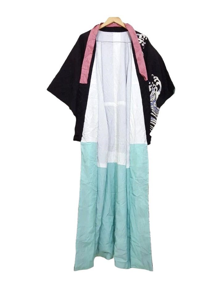 Japanese Brand Awase Tomesode Long Lined Kimono Nami Wave Surf Size US M / EU 48-50 / 2 - 3 Thumbnail