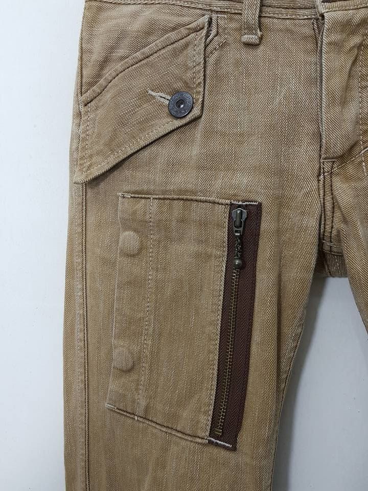 Johnbull × KOJIMA GENES Johnbull Kojima:Japan Designer Zipper Pants Size US 28 / EU 44 - 10 Thumbnail