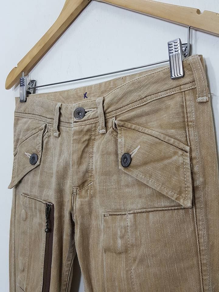 Johnbull × KOJIMA GENES Johnbull Kojima:Japan Designer Zipper Pants Size US 28 / EU 44 - 5 Thumbnail