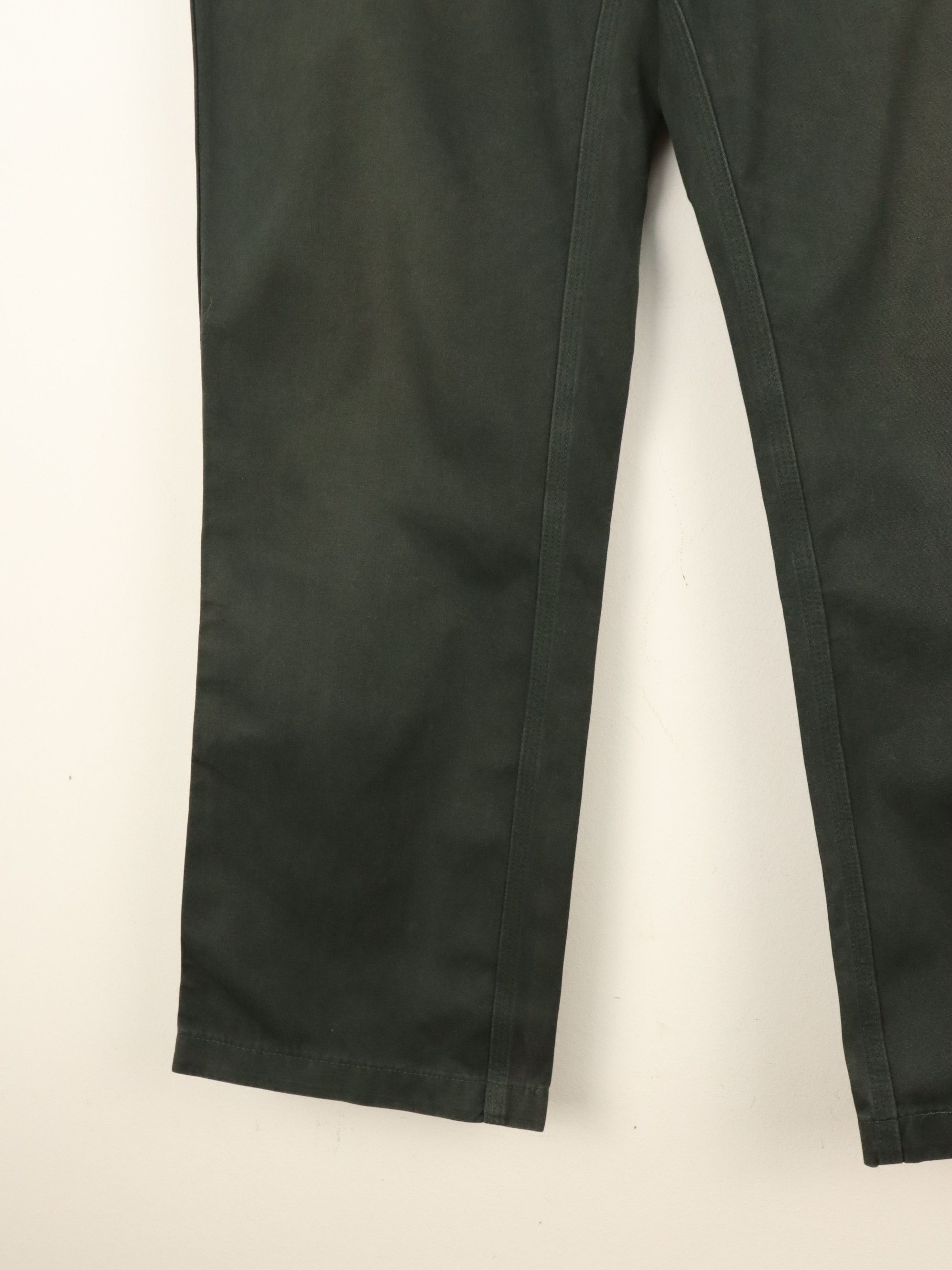 Christophe Lemaire A/W 2001/02 Dark Olive Casual Trouser Pant MADE IN FRANCE Size US 31 - 12 Thumbnail