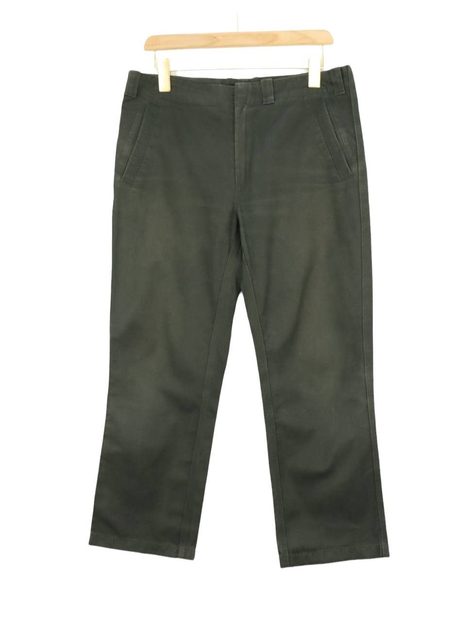 Christophe Lemaire A/W 2001/02 Dark Olive Casual Trouser Pant MADE IN FRANCE Size US 31 - 1 Thumbnail
