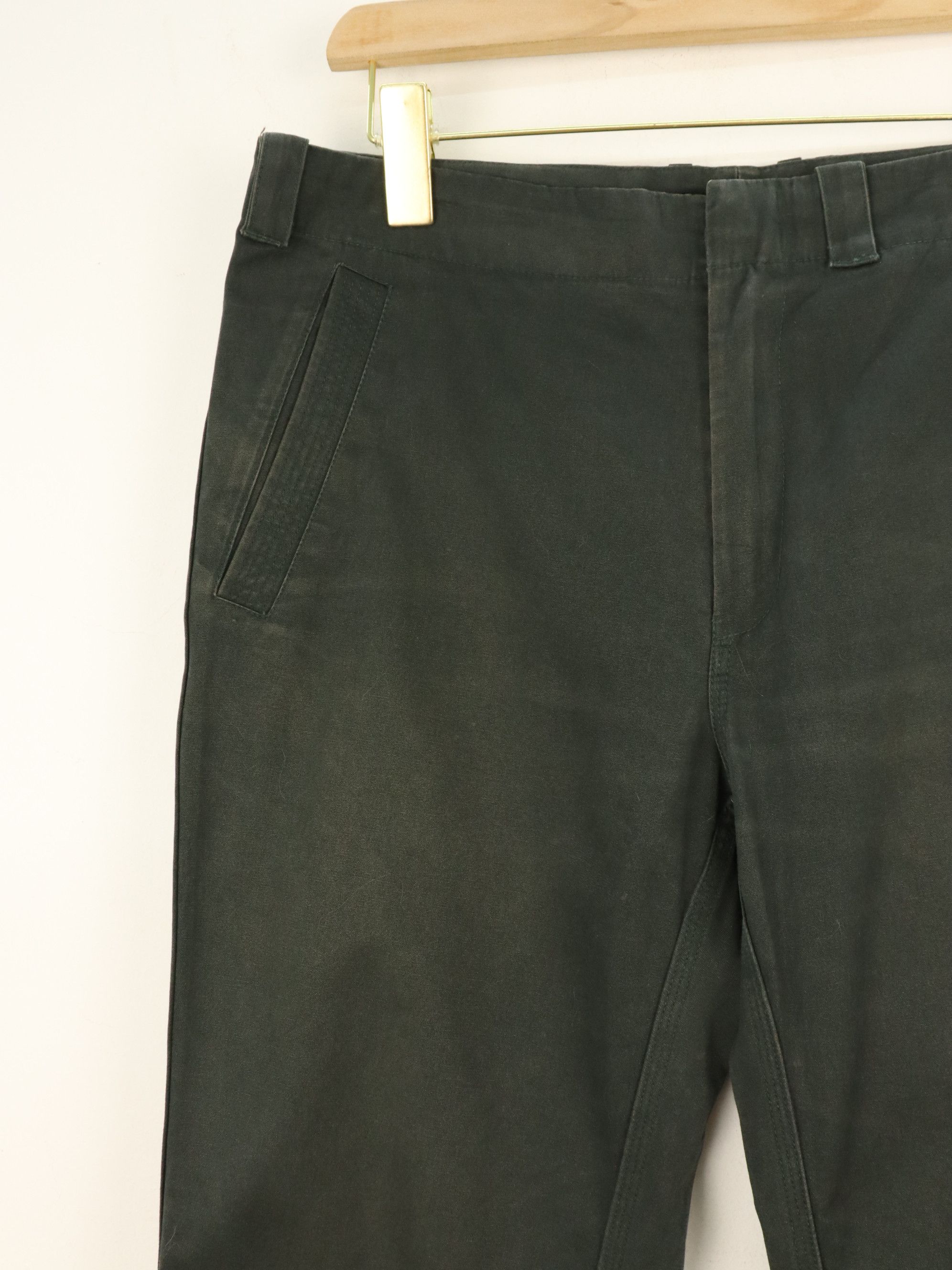 Christophe Lemaire A/W 2001/02 Dark Olive Casual Trouser Pant MADE IN FRANCE Size US 31 - 5 Thumbnail