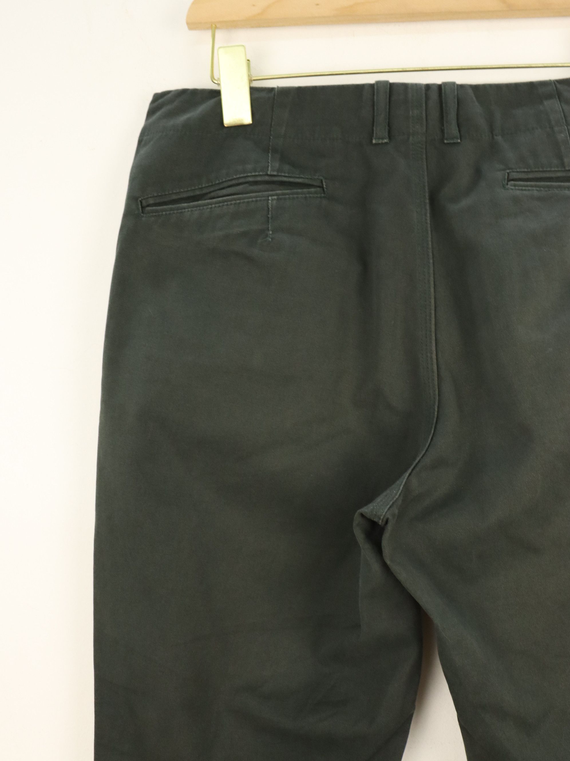 Christophe Lemaire A/W 2001/02 Dark Olive Casual Trouser Pant MADE IN FRANCE Size US 31 - 6 Thumbnail
