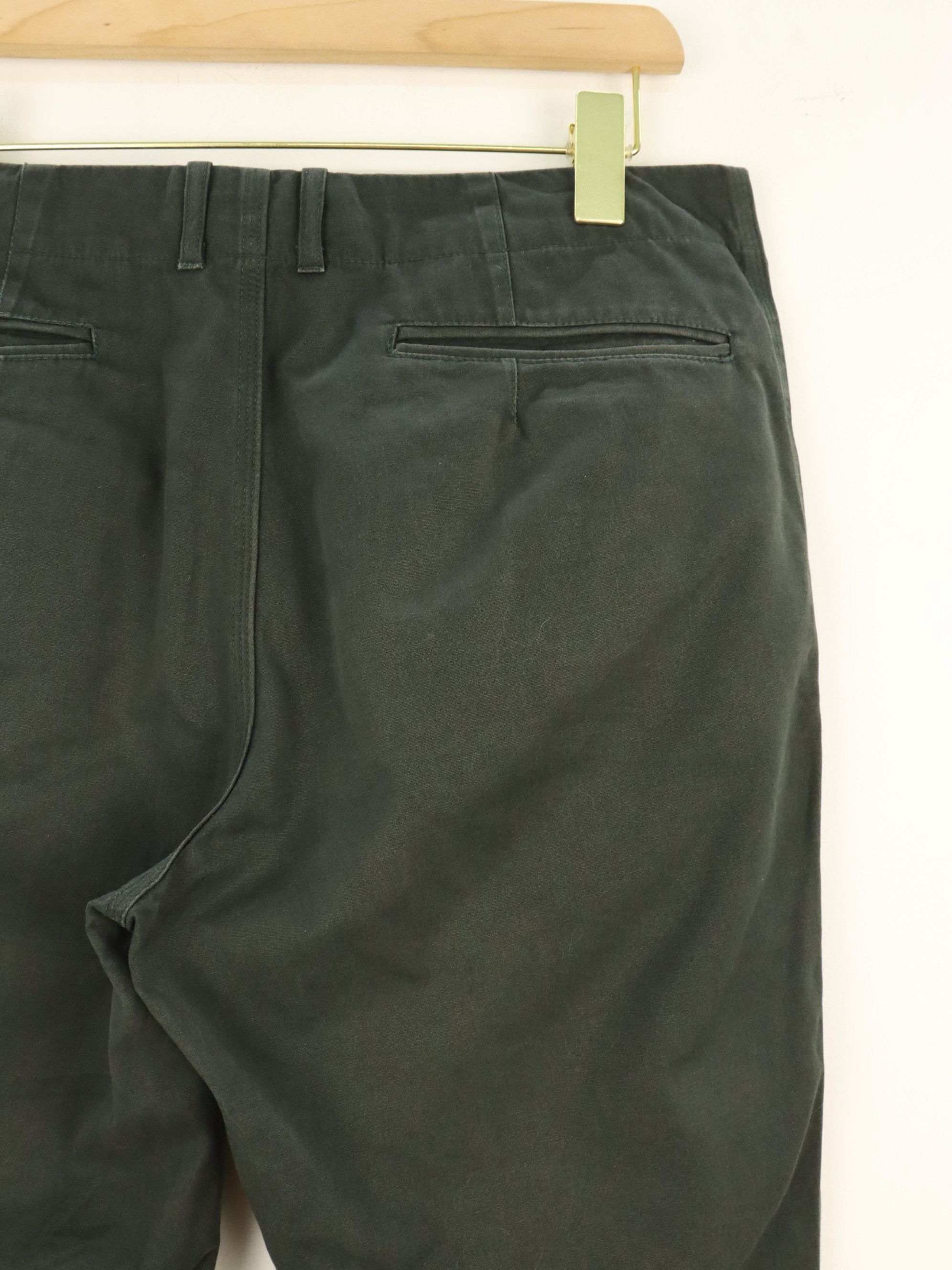 Christophe Lemaire A/W 2001/02 Dark Olive Casual Trouser Pant MADE IN FRANCE Size US 31 - 7 Thumbnail