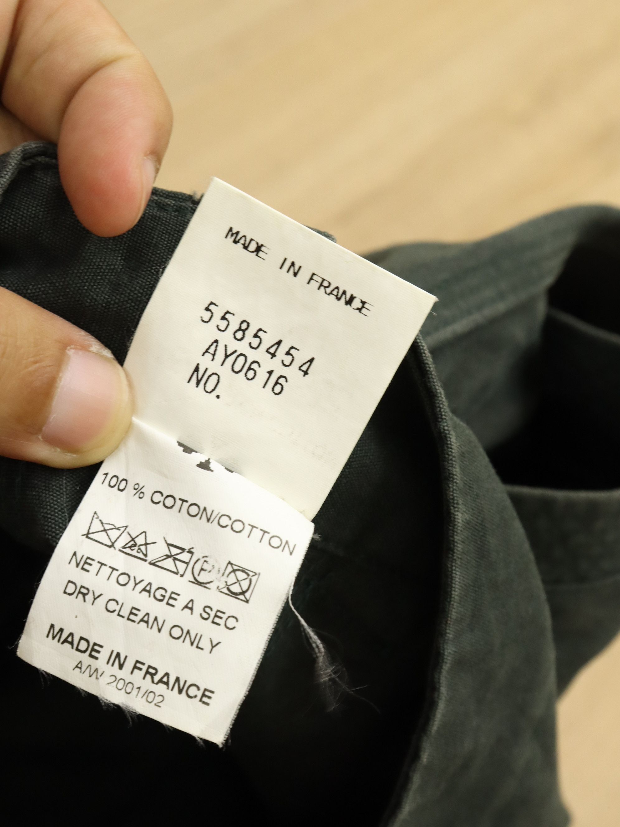 Christophe Lemaire A/W 2001/02 Dark Olive Casual Trouser Pant MADE IN FRANCE Size US 31 - 14 Thumbnail