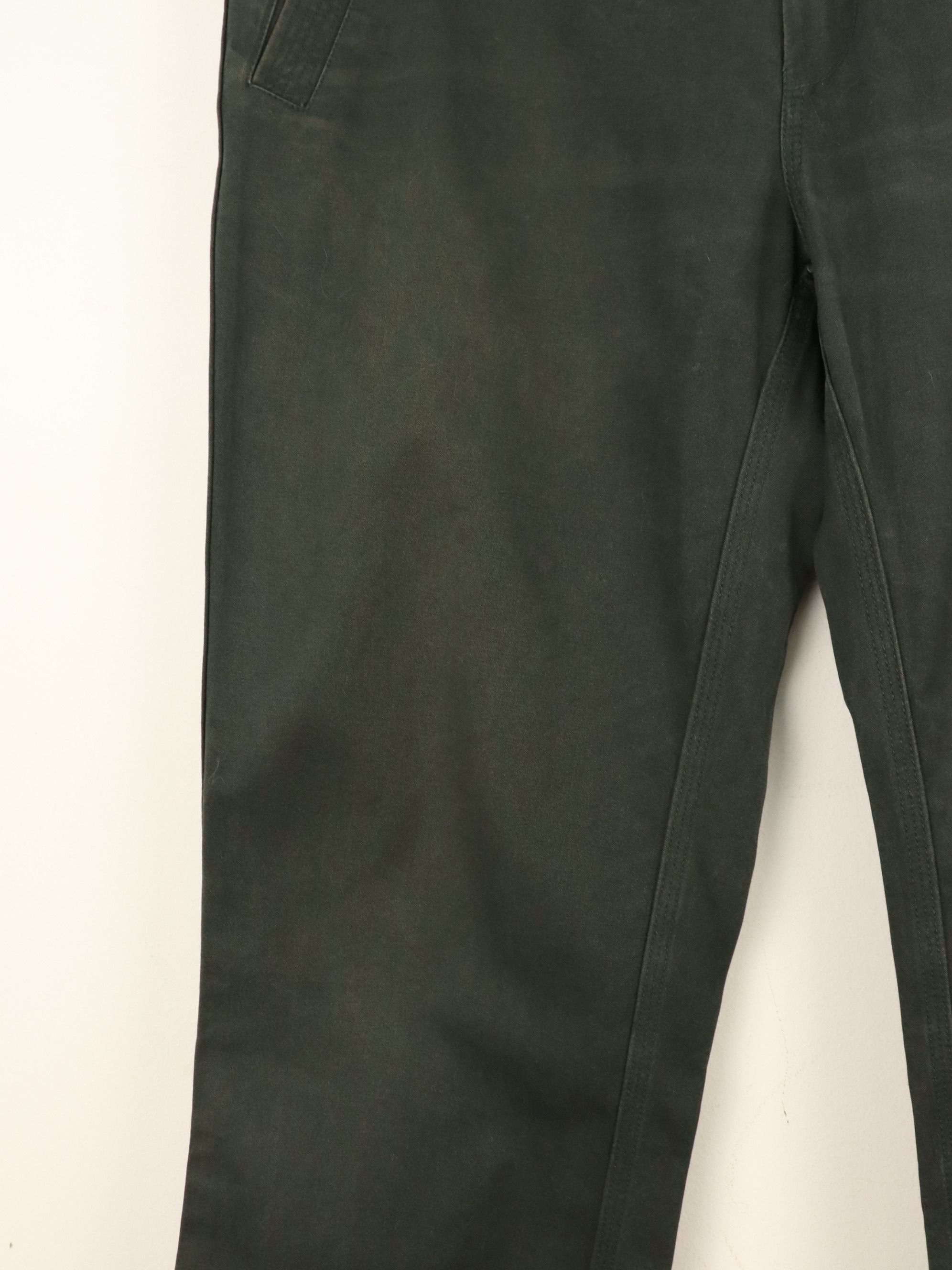 Christophe Lemaire A/W 2001/02 Dark Olive Casual Trouser Pant MADE IN FRANCE Size US 31 - 8 Thumbnail