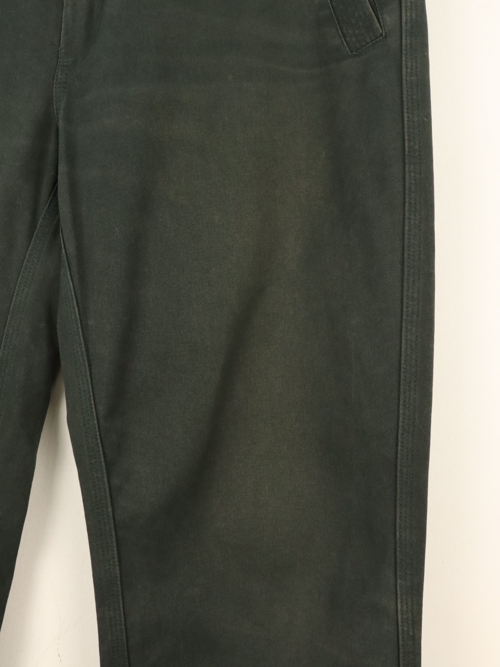 Christophe Lemaire A/W 2001/02 Dark Olive Casual Trouser Pant MADE IN FRANCE Size US 31 - 9 Thumbnail