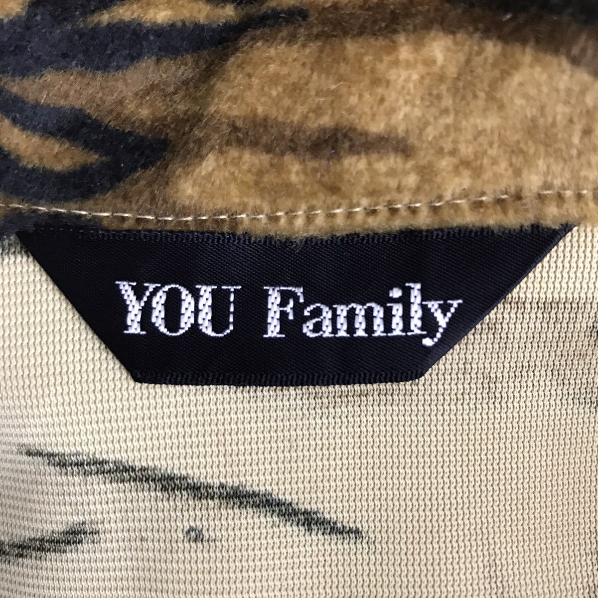 Vintage YOU FAMILY Tiger Print Wool Blazer Coat Jacket Size XS / US 0-2 / IT 36-38 - 4 Thumbnail