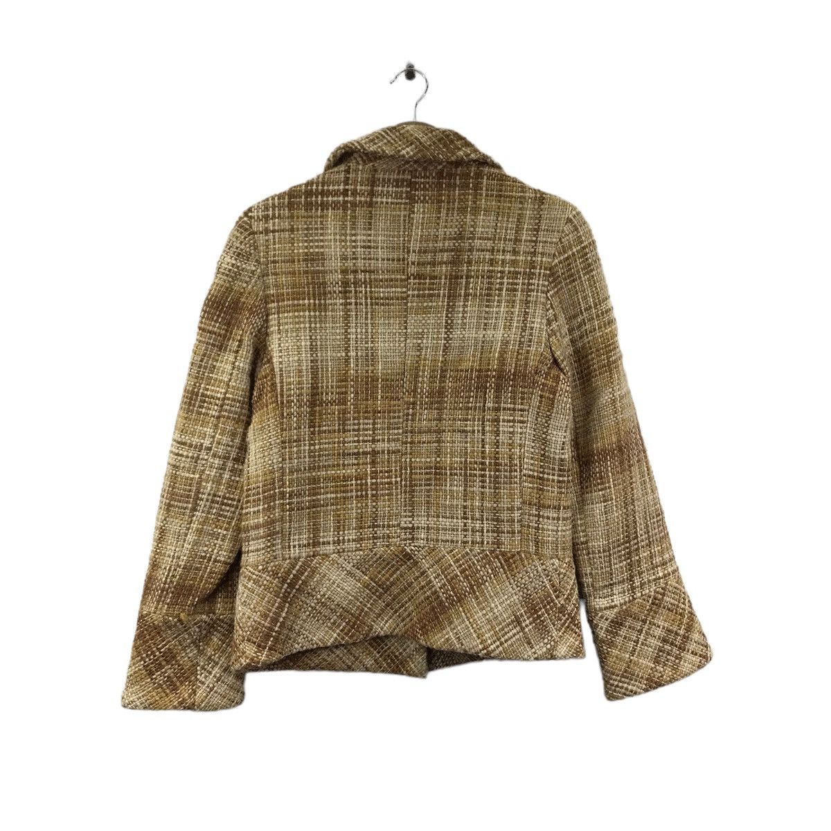 Balmain BALMAIN PARIS Check Beige Coat Jacket Size XS / US 0-2 / IT 36-38 - 10 Thumbnail
