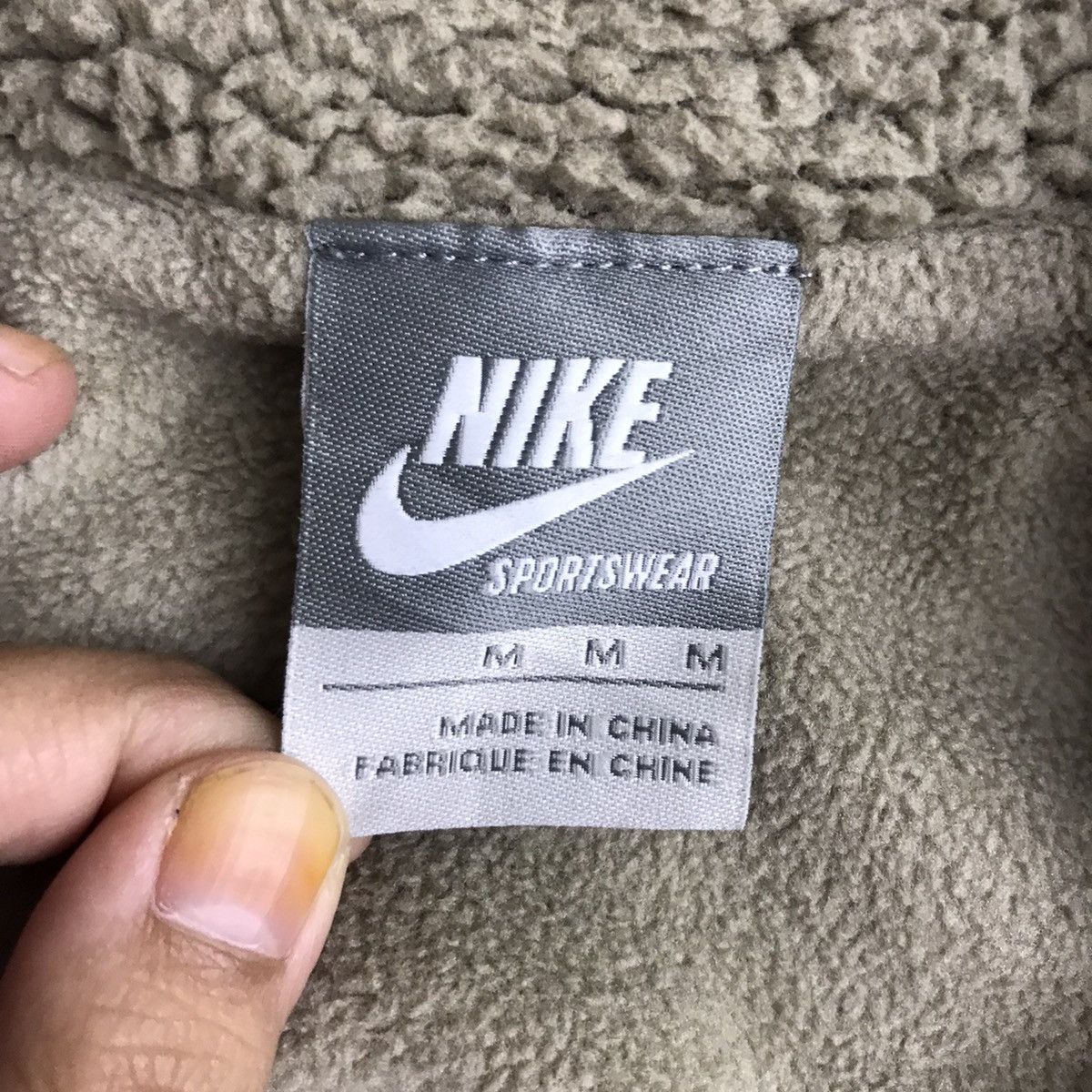 Nike NIKE Fleece Retro Sherpa Jacket Size M / US 6-8 / IT 42-44 - 5 Thumbnail
