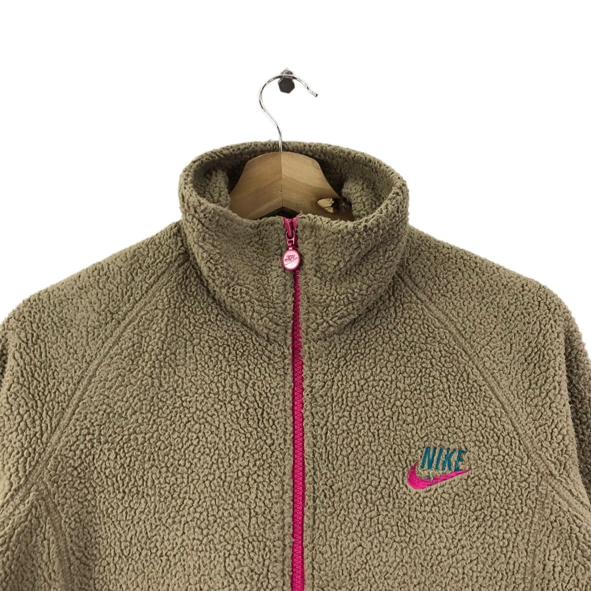 Nike NIKE Fleece Retro Sherpa Jacket Size M / US 6-8 / IT 42-44 - 2 Thumbnail