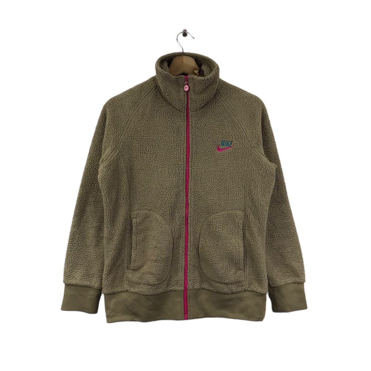 Nike NIKE Fleece Retro Sherpa Jacket Size M / US 6-8 / IT 42-44 - 1 Thumbnail