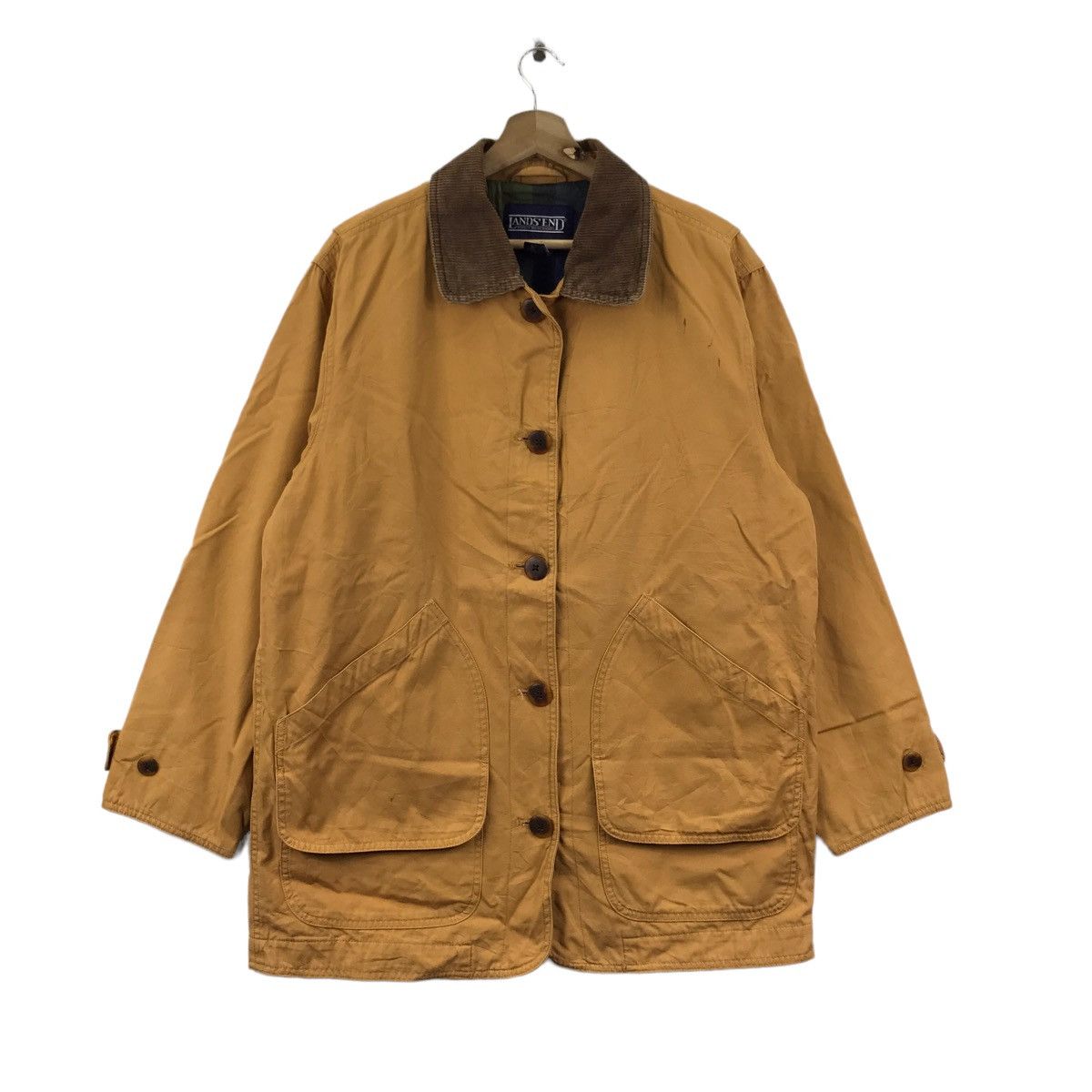 Lands' End LANDS' END Yellow Hunting Jacket Size M / US 6-8 / IT 42-44 - 1 Thumbnail
