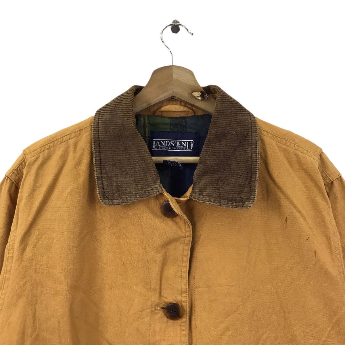 Lands' End LANDS' END Yellow Hunting Jacket Size M / US 6-8 / IT 42-44 - 2 Thumbnail