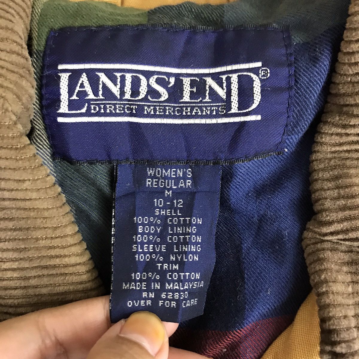 Lands' End LANDS' END Yellow Hunting Jacket Size M / US 6-8 / IT 42-44 - 3 Thumbnail