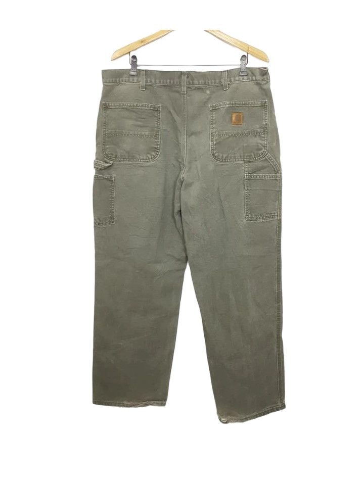 Carhartt Cotton Canvas Wide Relax Carpenter Dungaree Fit Pant Size US 39 - 4 Thumbnail